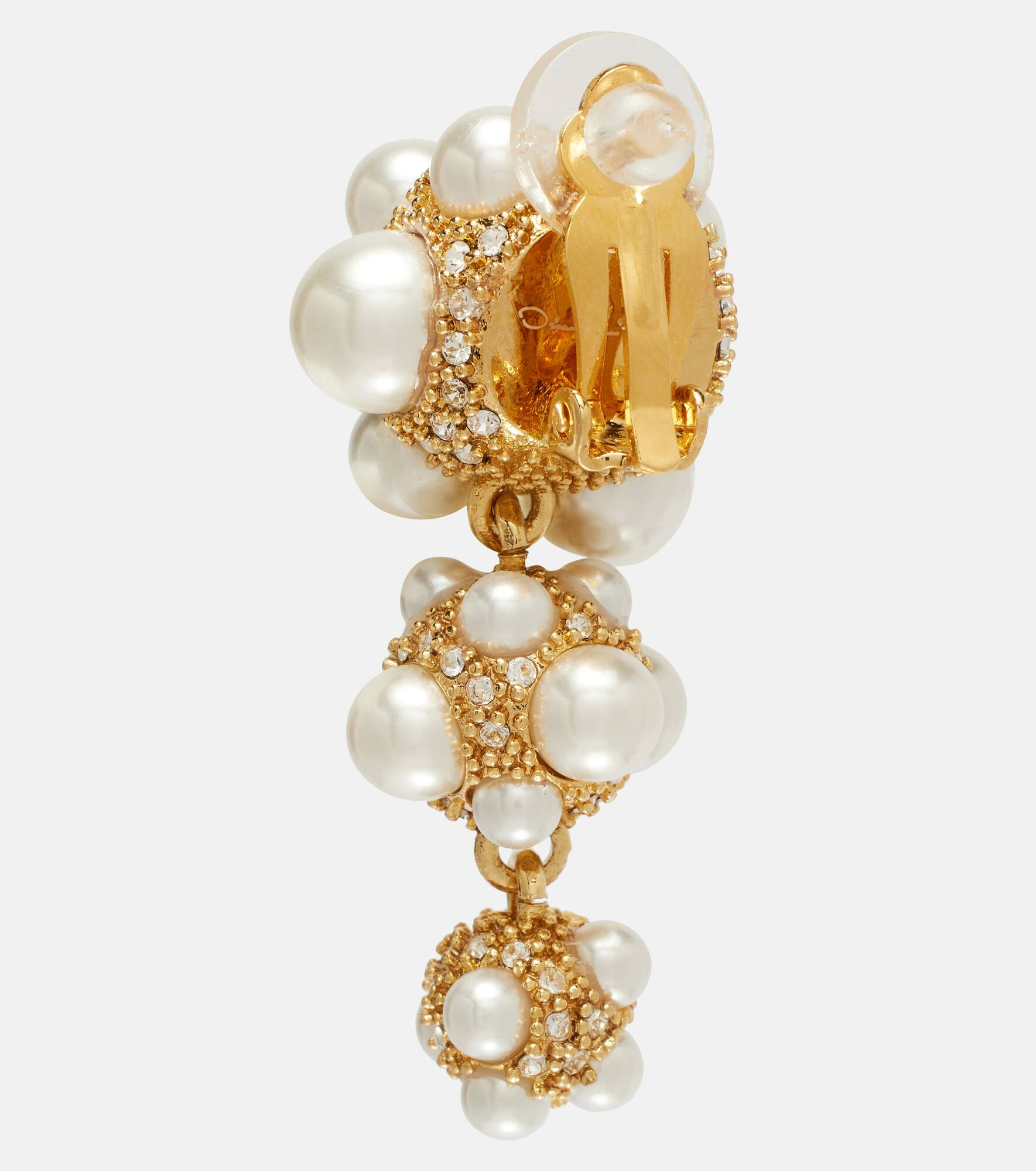 Embellished drop earrings - 5