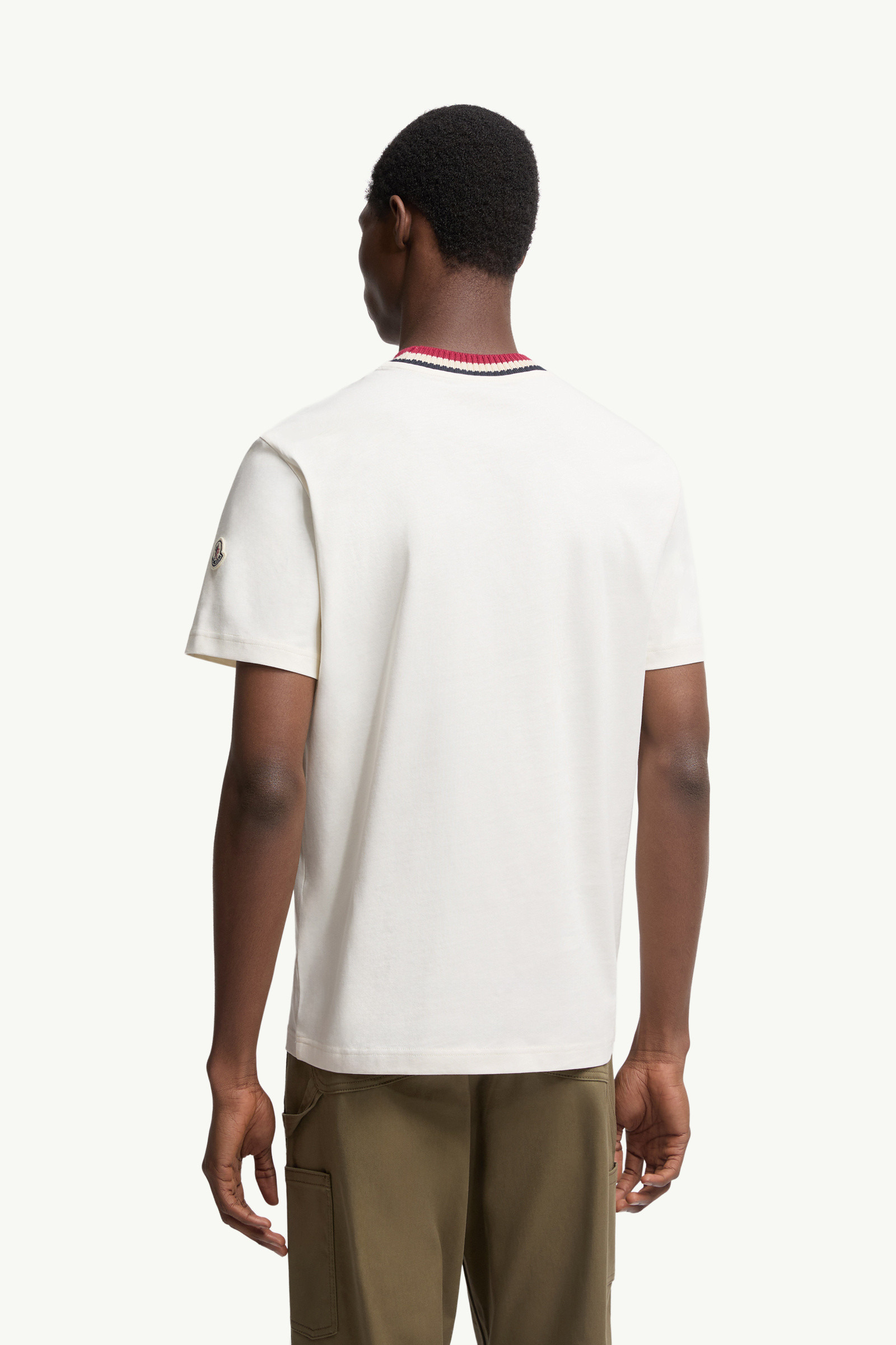 Embroidered Logo Cotton T-Shirt - 5