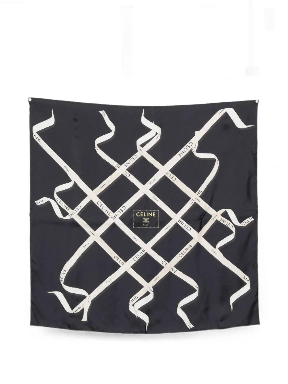 Celine Women Printed Silk Foulard - 1