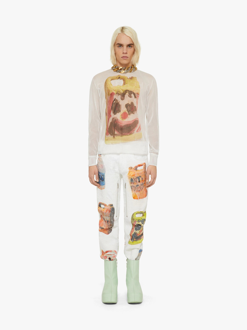 Givenchy SWEATER IN TRANSPARENT NYLON WITH CERAMIC PRINT outlook