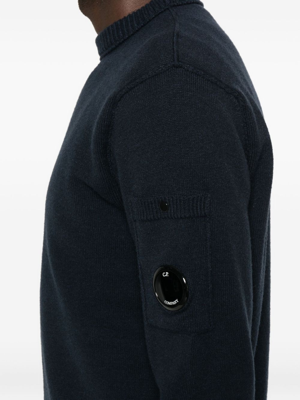 pocket crew-neck sweater - 5