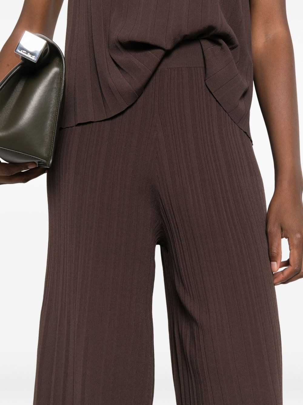 plissé-pleated trousers - 5