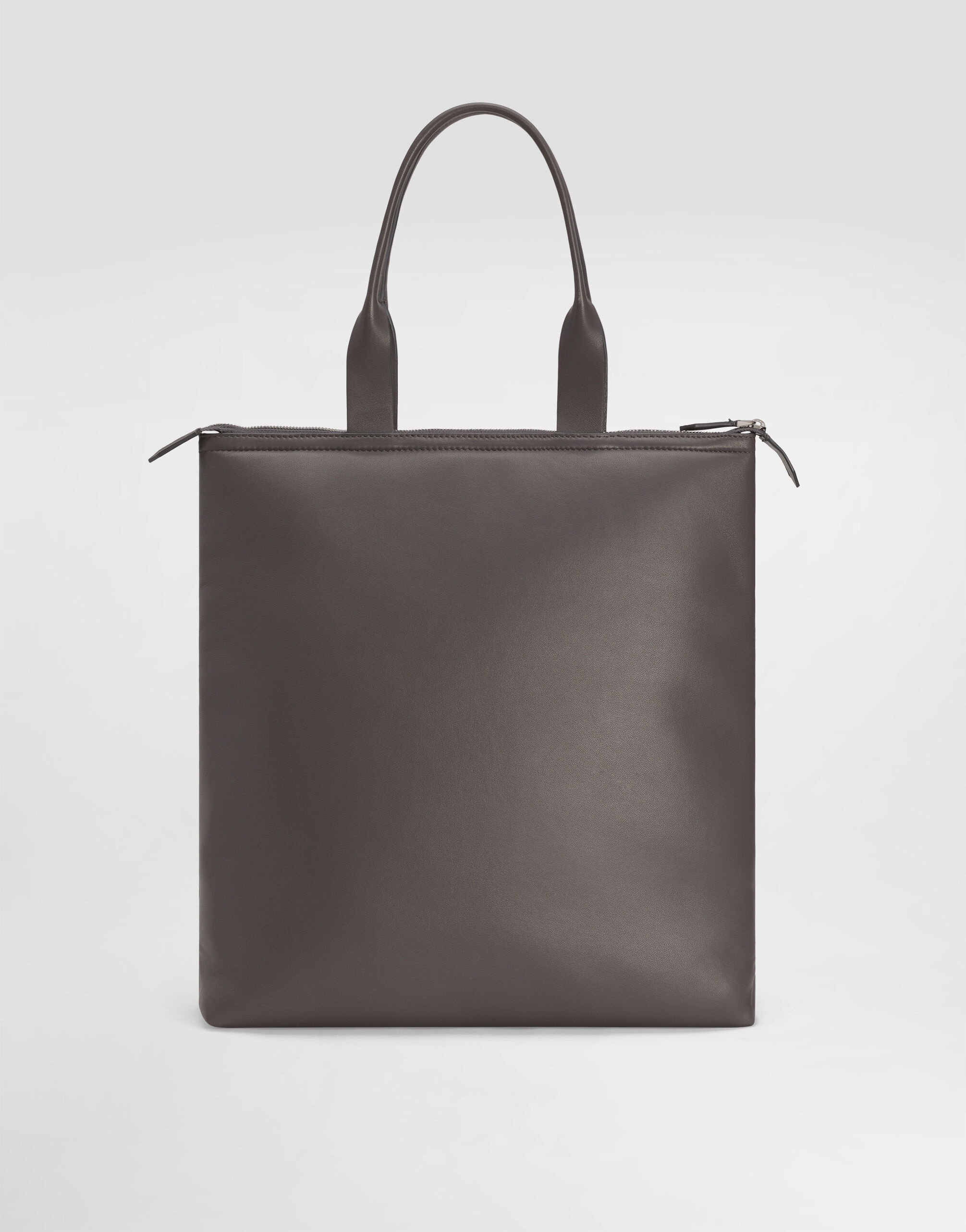 Calfskin nappa leather shopper - 4