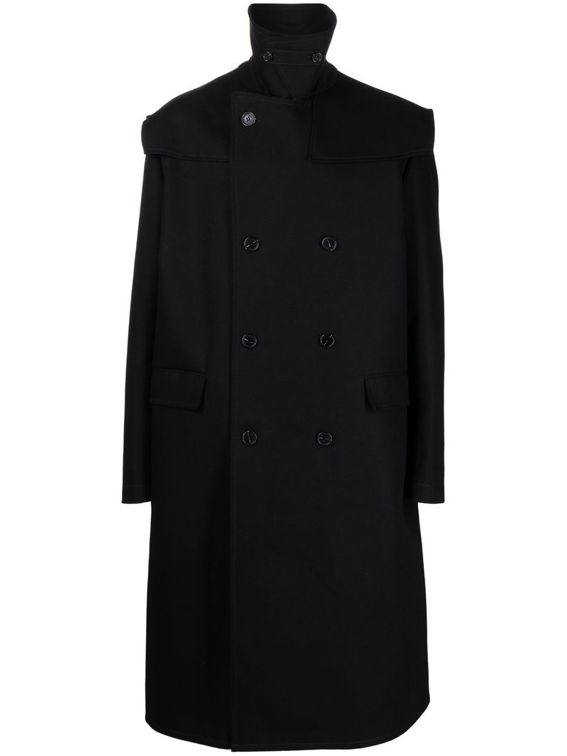 oversize double-breasted coat 1