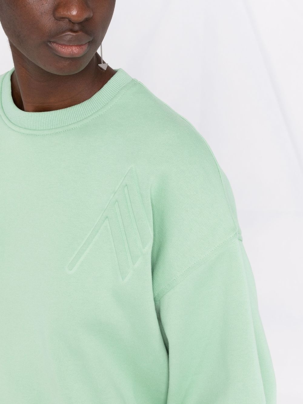 drop-shoulder silhouette sweatshirt - 3