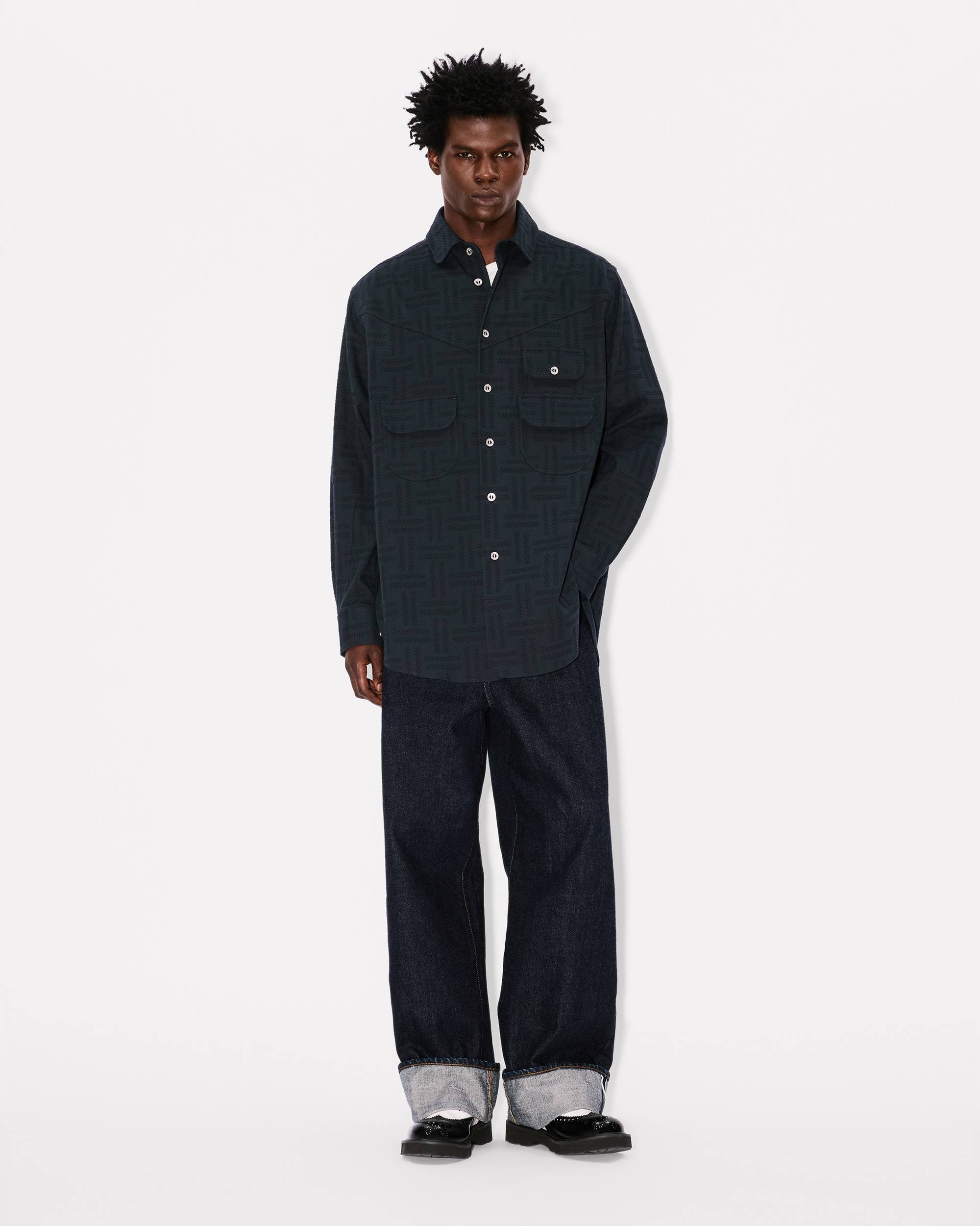 'KENZO Weave' workwear overshirt - 5