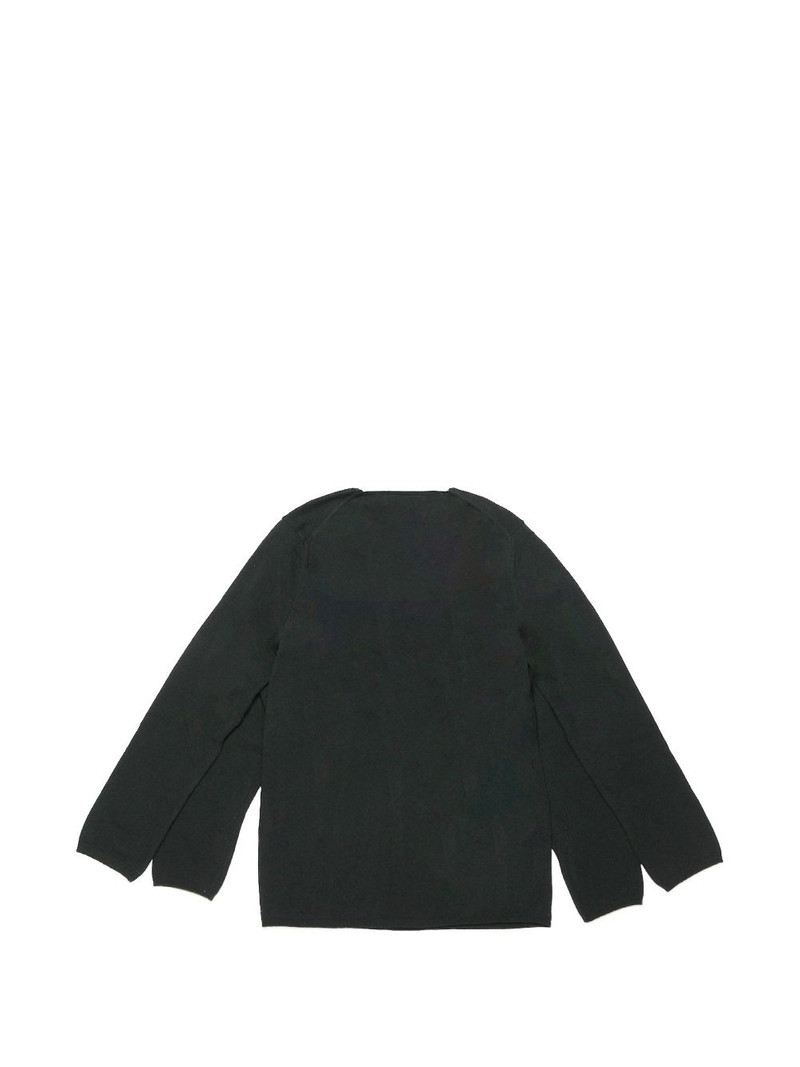 Comme des Garçons SHIRT extra-sleeve crew-necksweater outlook