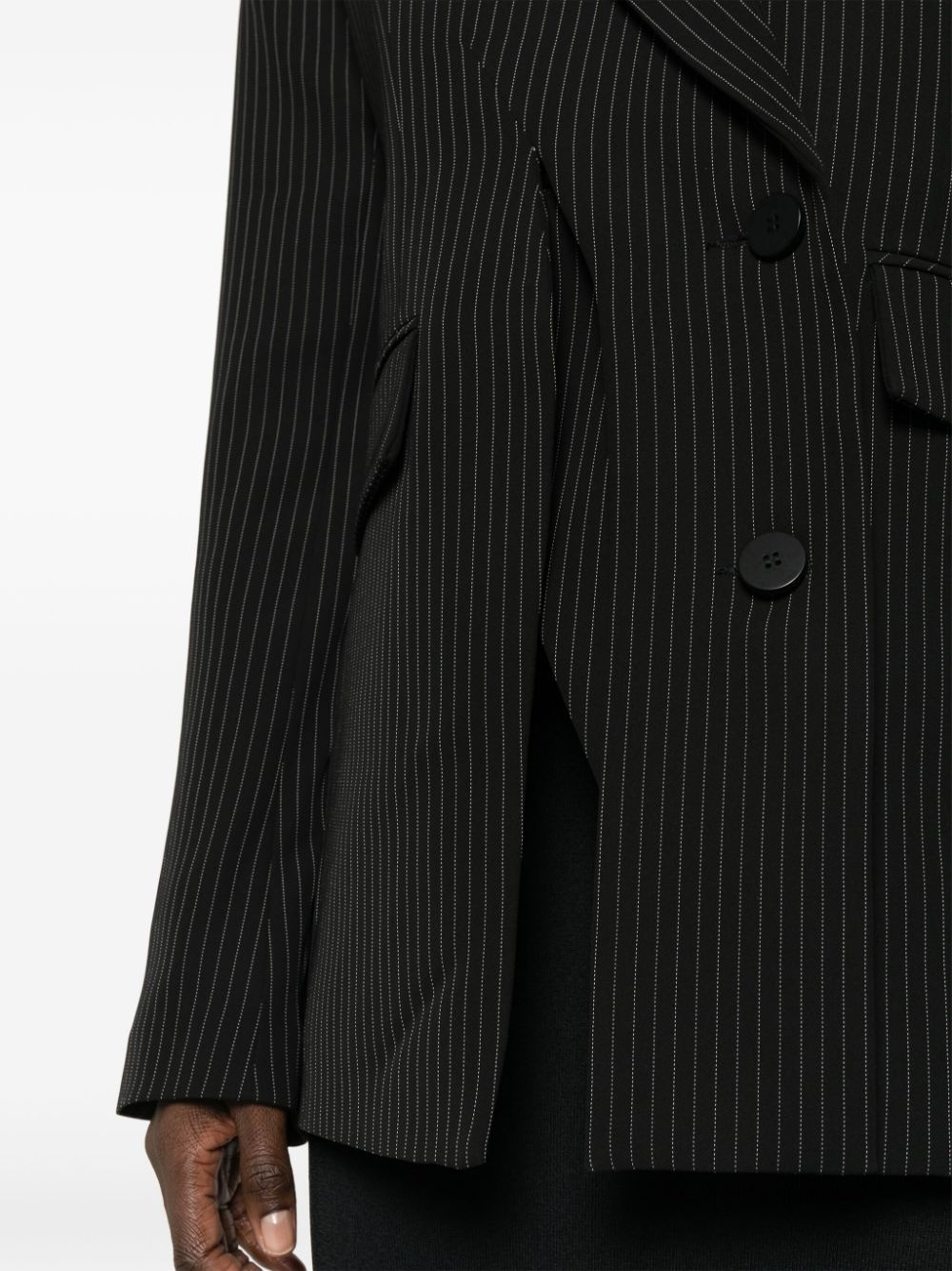 Signature Split Pinstripe blazer - 5