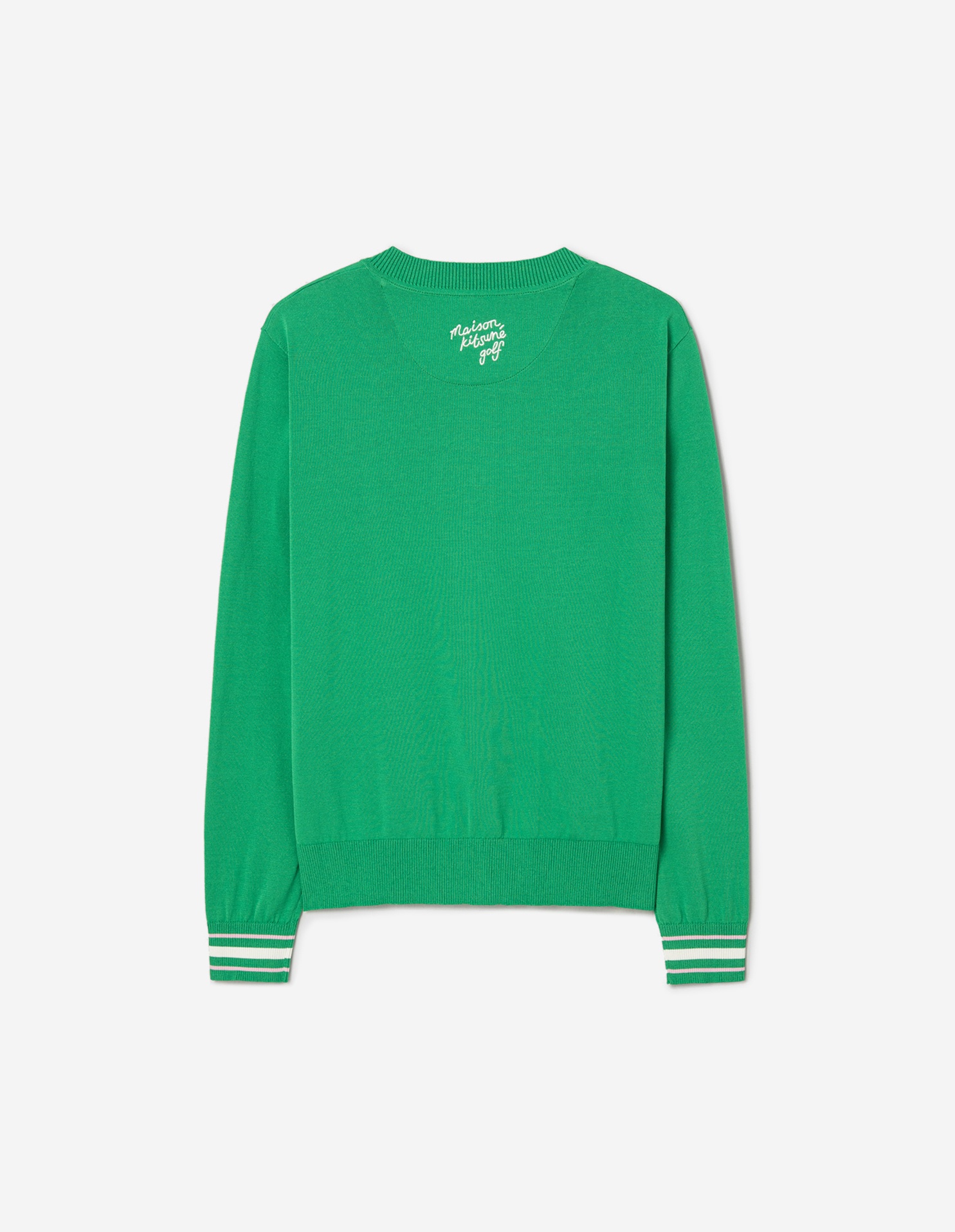 Women Crest Logo Round Neck Cardigan - 6