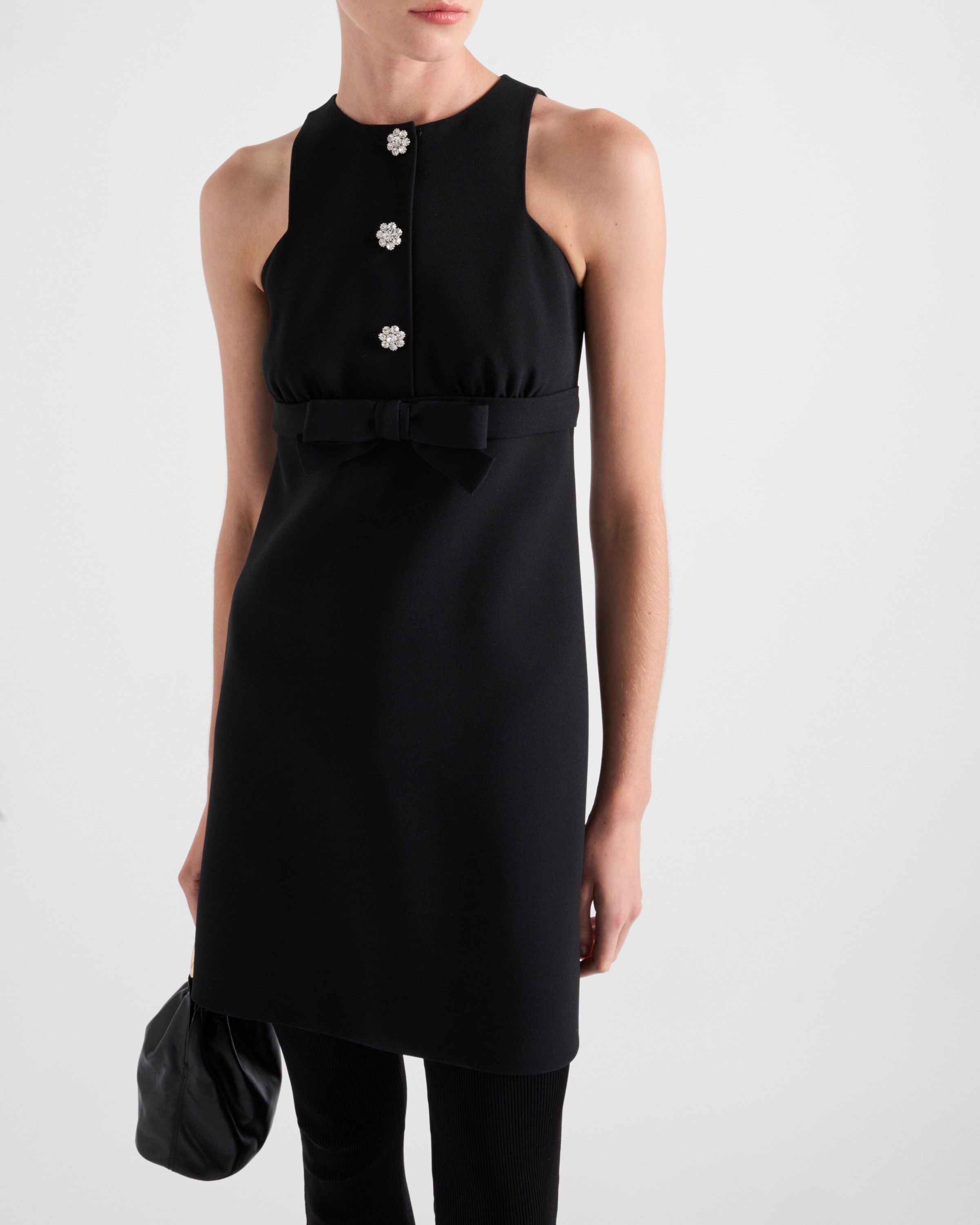 Sablè compact mini-dress - 4