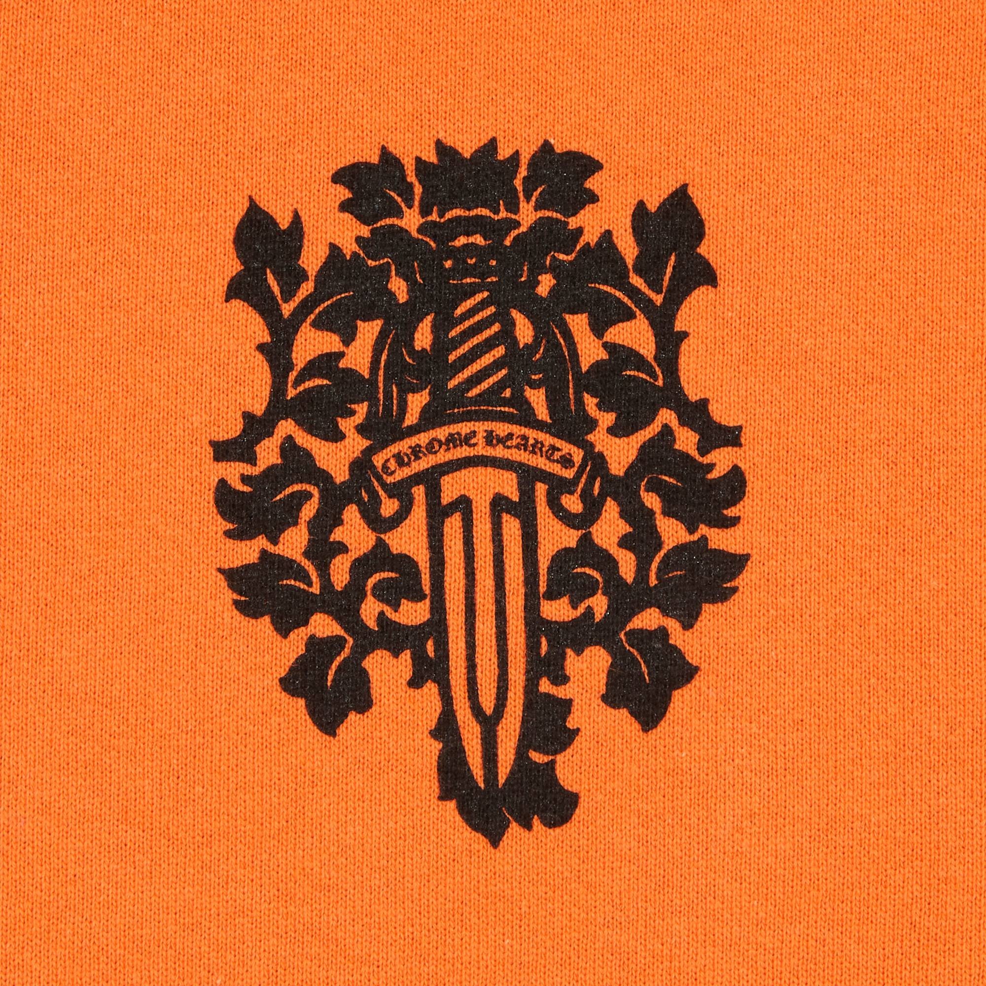 Chrome Hearts Vine Dagger Hoodie 'Orange' - 3