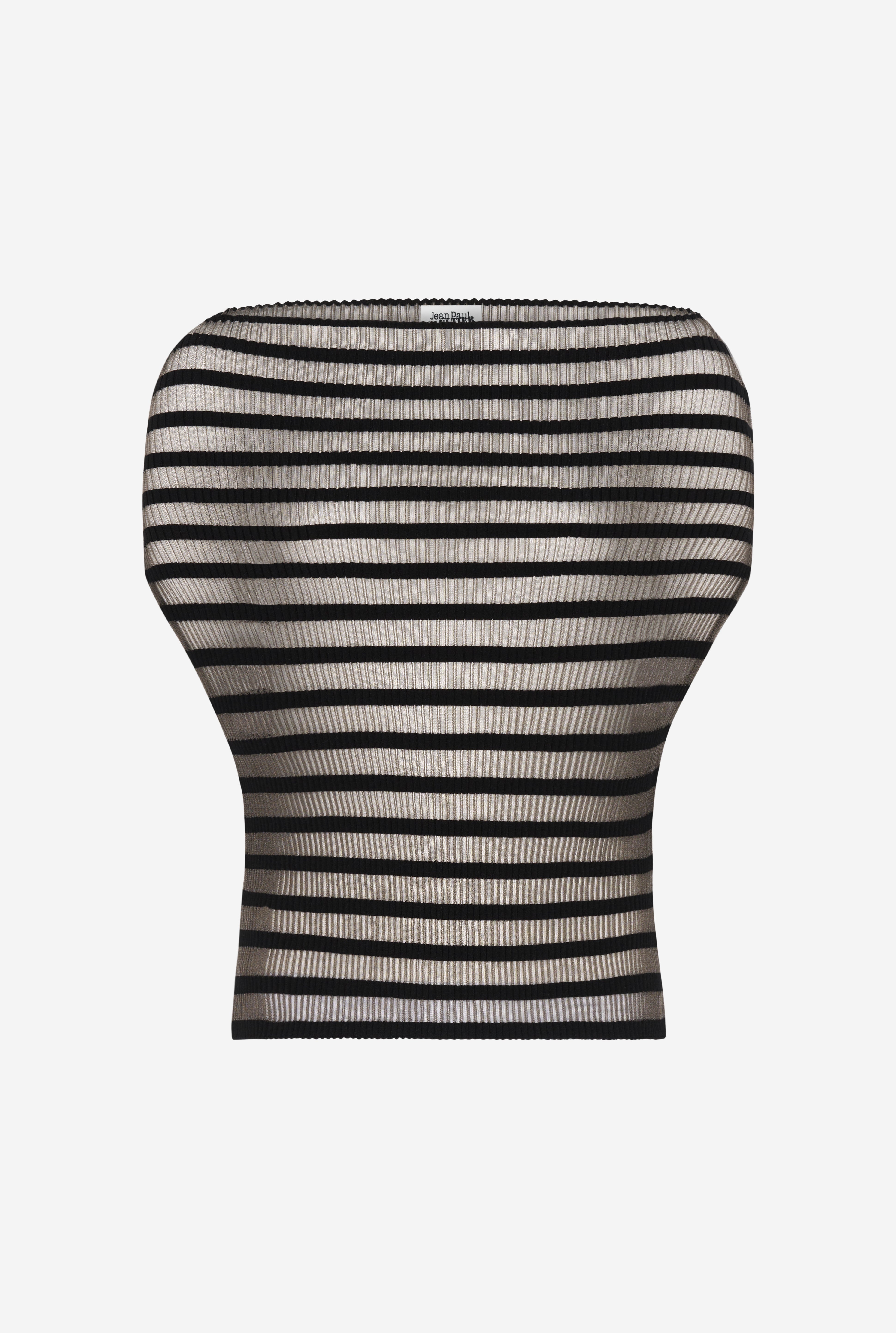 THE MARINIÈRE STRIPED BLACK TOP - 7