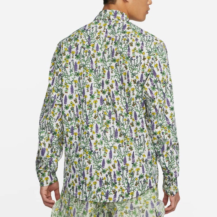 Nike SS22 Dri-FIT ACG UV Version Floral Long Sleeves Shirt Green DN3942-072 - 5