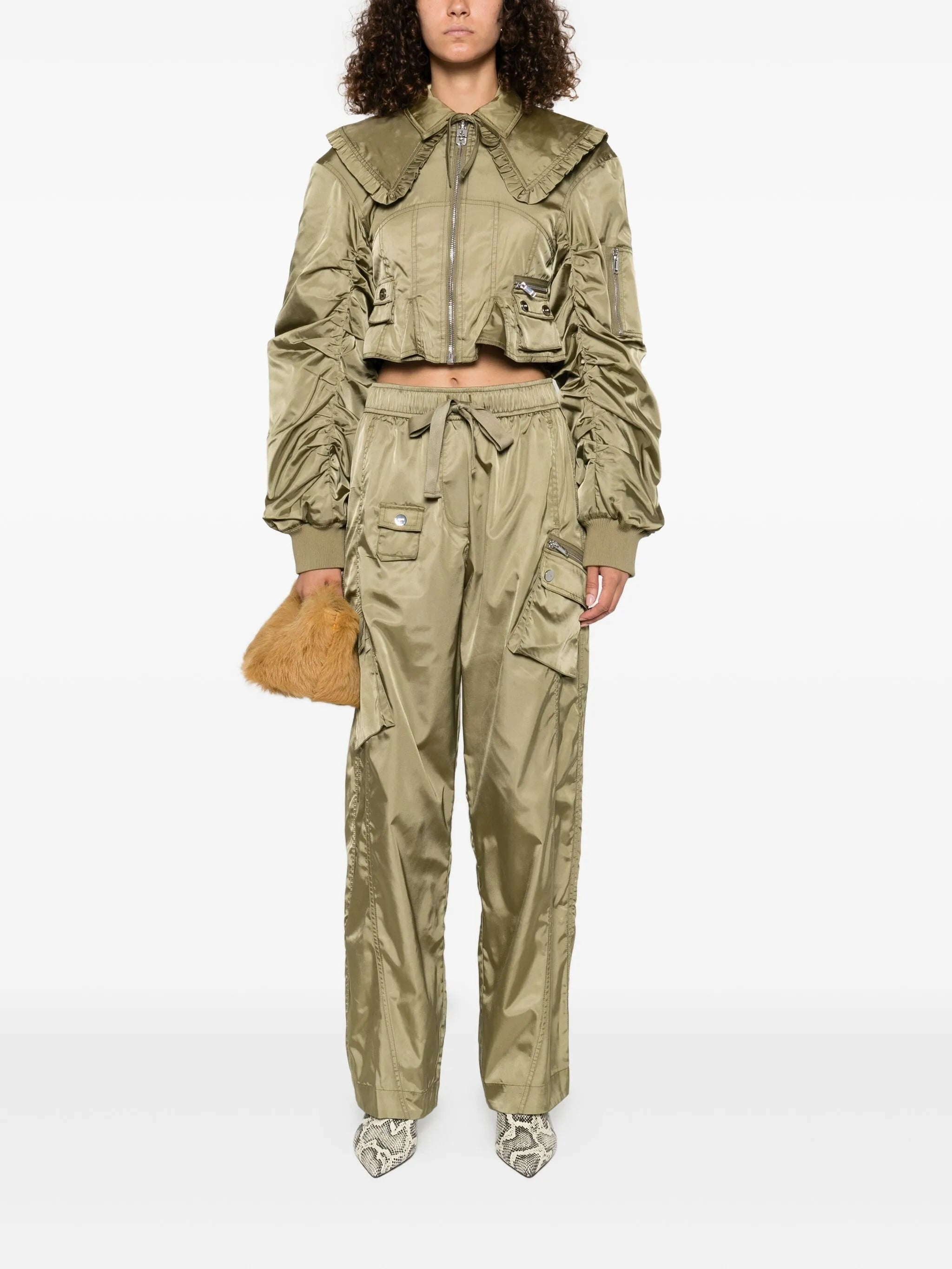 Ganni Tapered Cargo Pants - 5