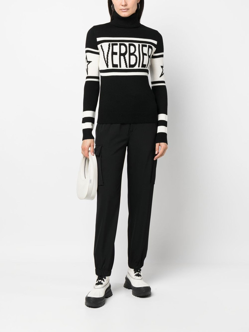 PERFECT MOMENT intarsia-knit roll-neck jumper outlook