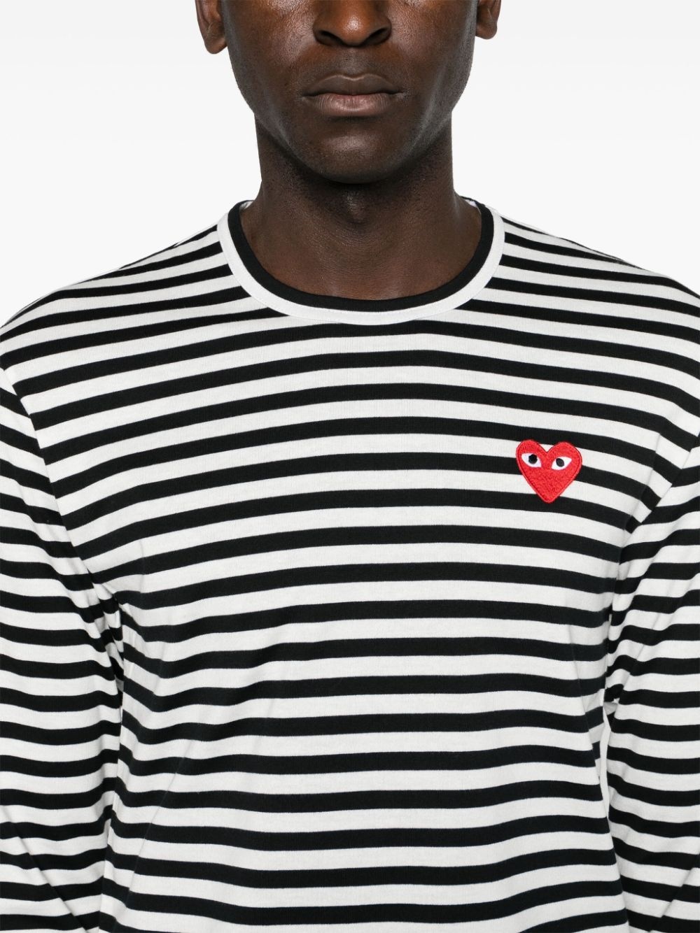 striped T-shirt - 6