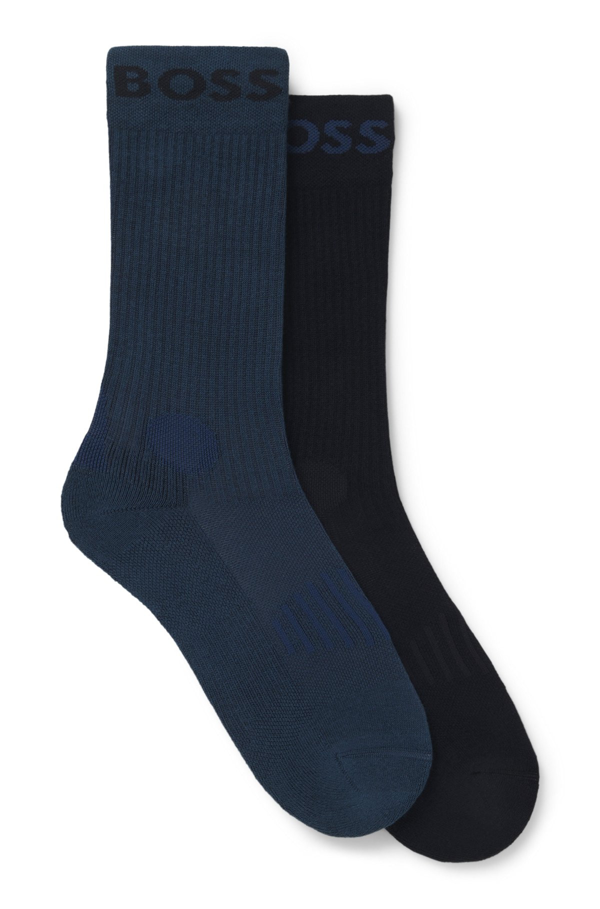 TWO-PACK OF QUARTER-LENGTH SOCKS IN STRETCH FABRIC - 1