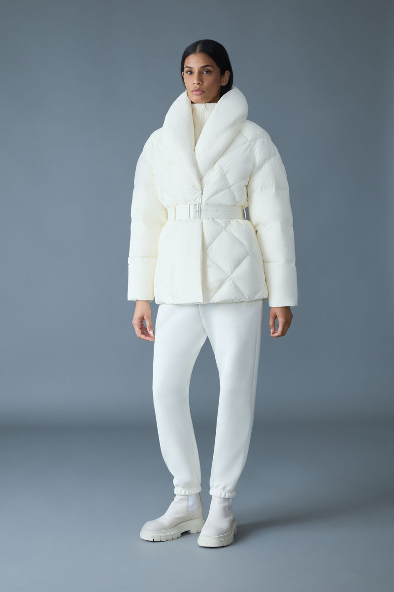 MACKAGE OLIVE-Z Down Belted Jacket With Shawl Collar outlook