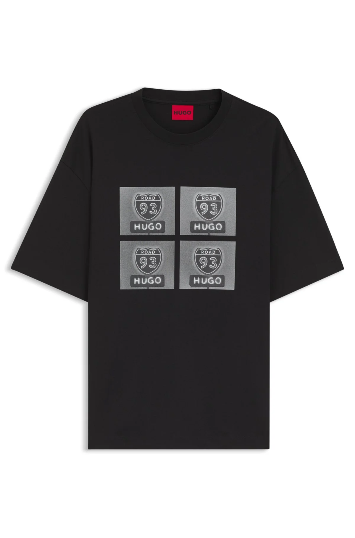 COTTON-JERSEY T-SHIRT WITH BIKER-INSPIRED ARTWORK - 1