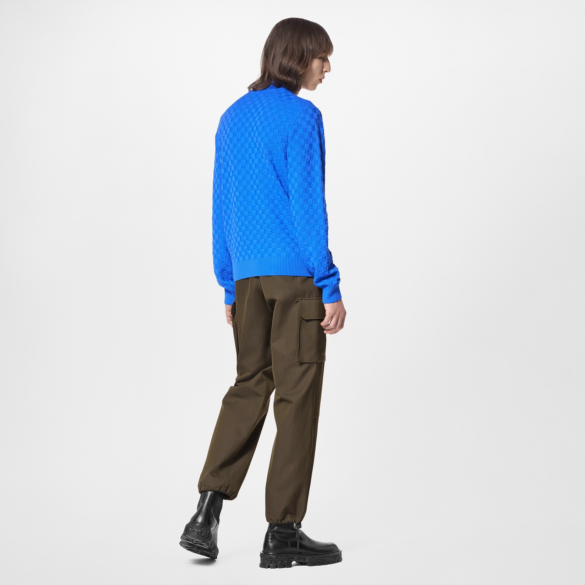 LVSE Damier Signature Zipthrough Cardigan - 3