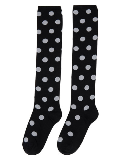 Marni Black & White Polka Dots Socks outlook