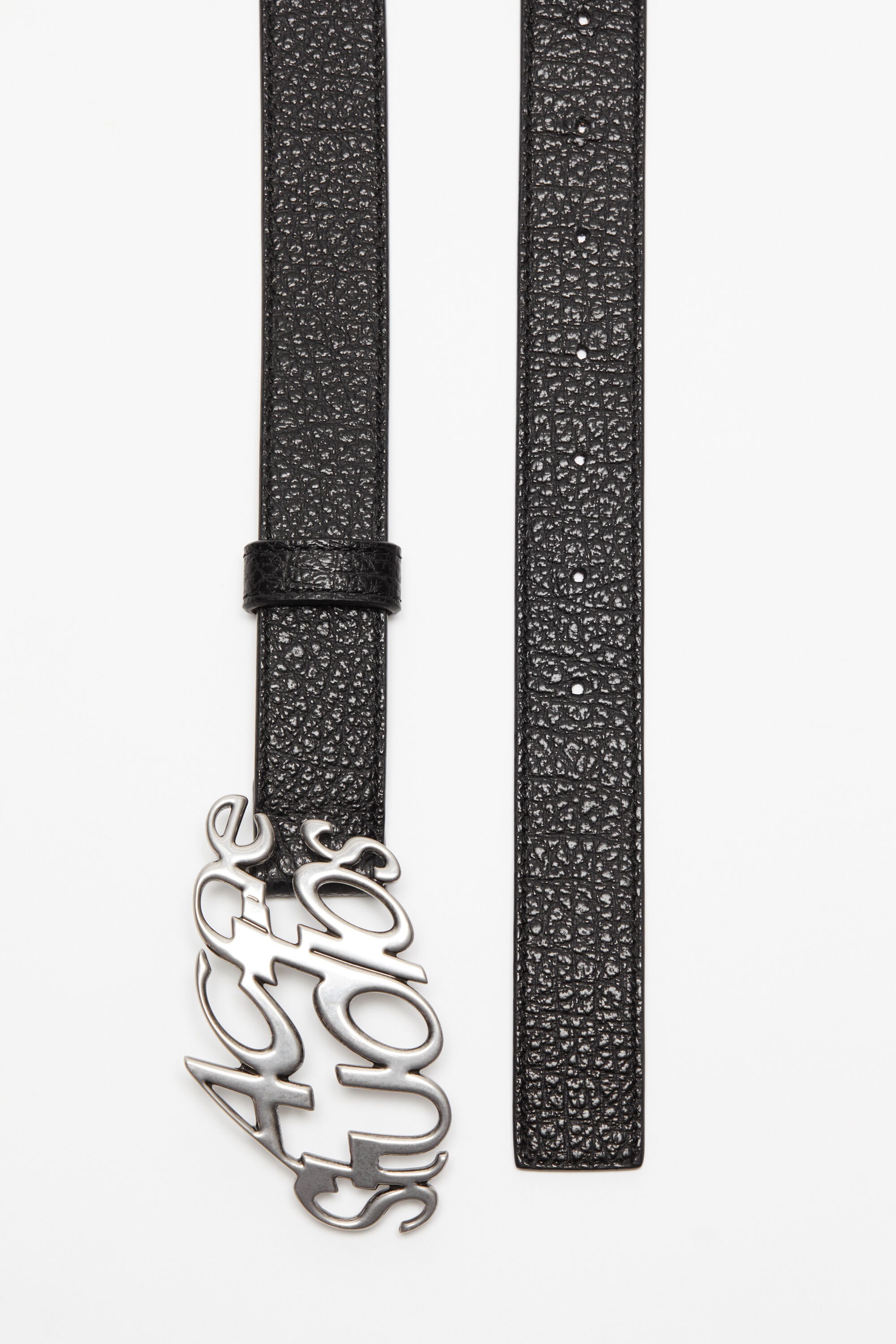 Logo buckle belt - Black - 4