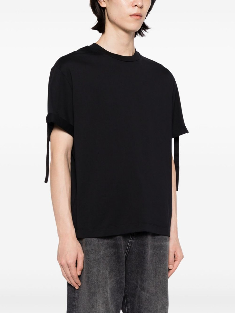 buckle-strap cotton T-shirt 3