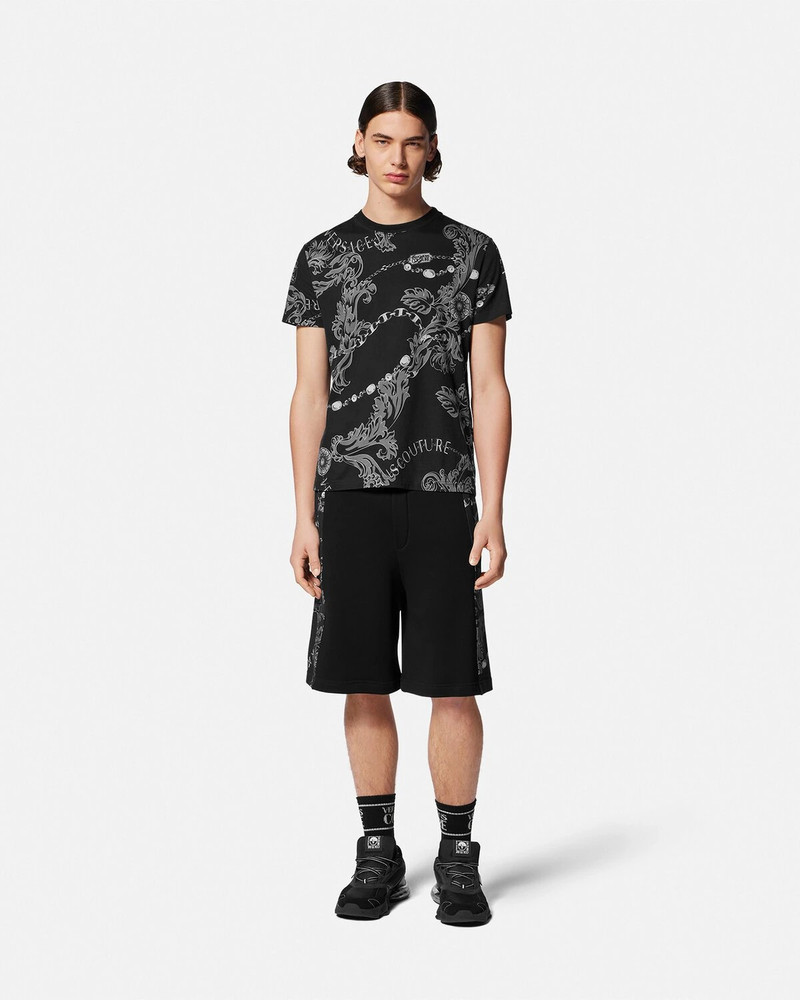 VERSACE JEANS COUTURE Chain Couture Sweat Shorts outlook