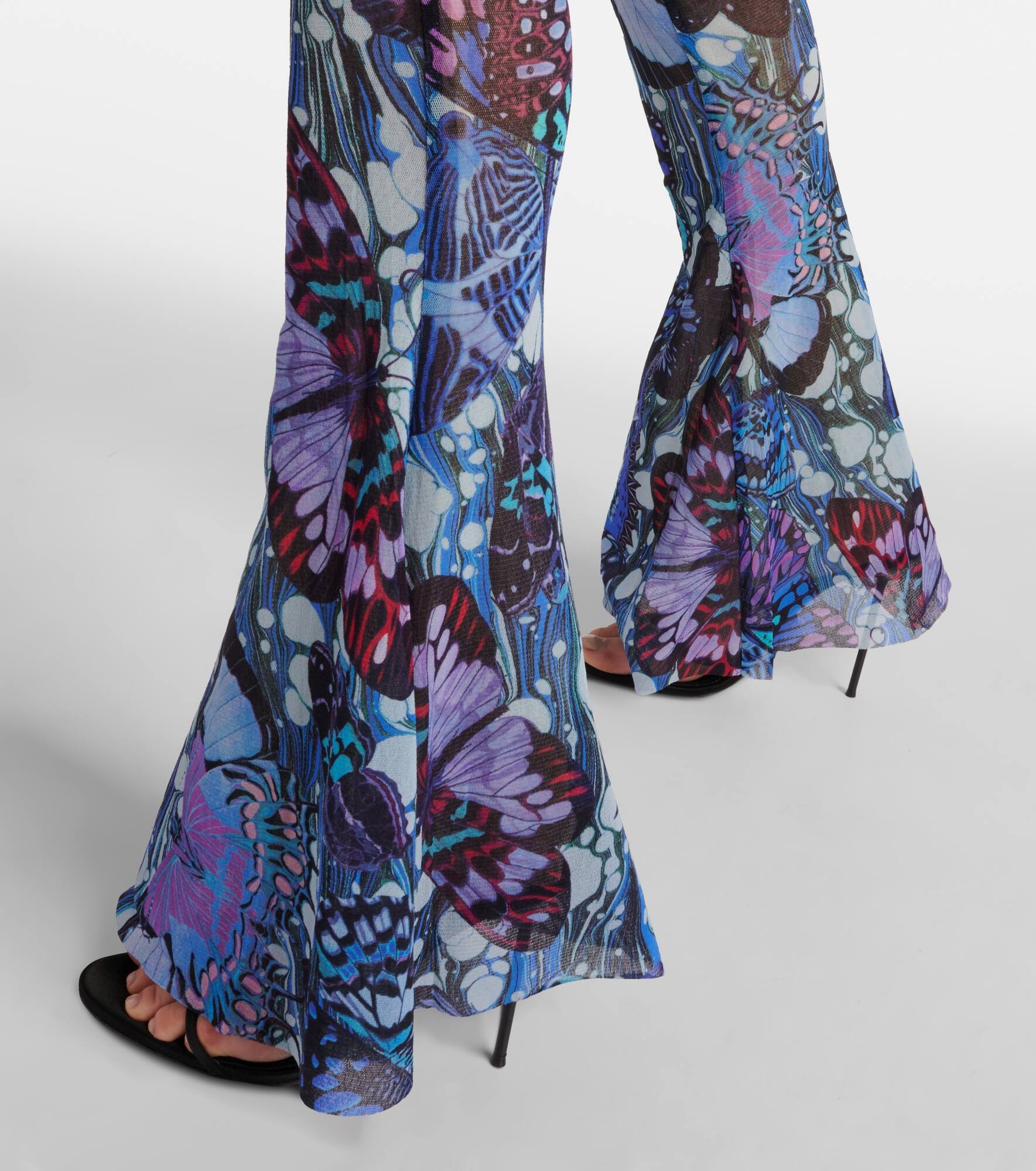 Papillon jersey flared pants - 5