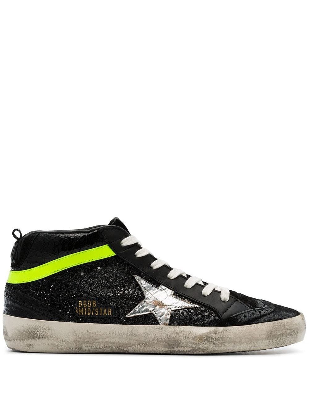 Mid Star Glittered Sneakers - 1