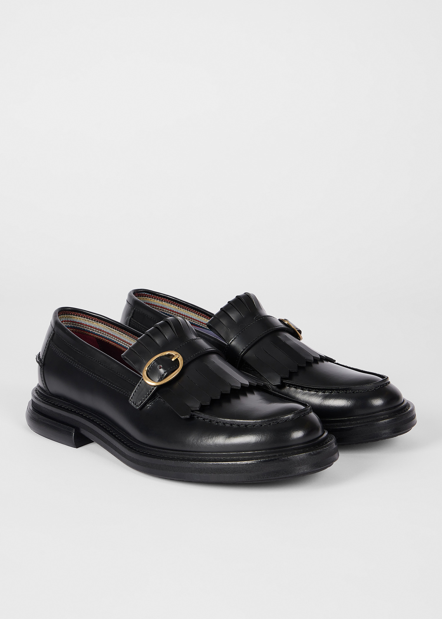 Women's 'Belinho' Black Leather Loafers - 4