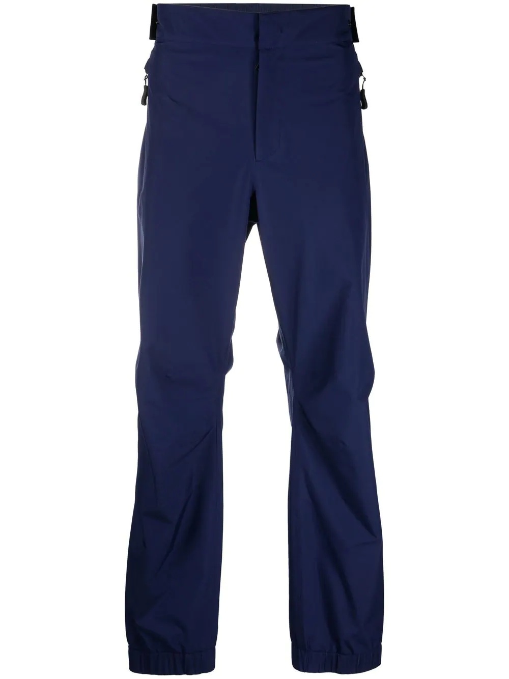 water-resistant straight-leg trousers - 1