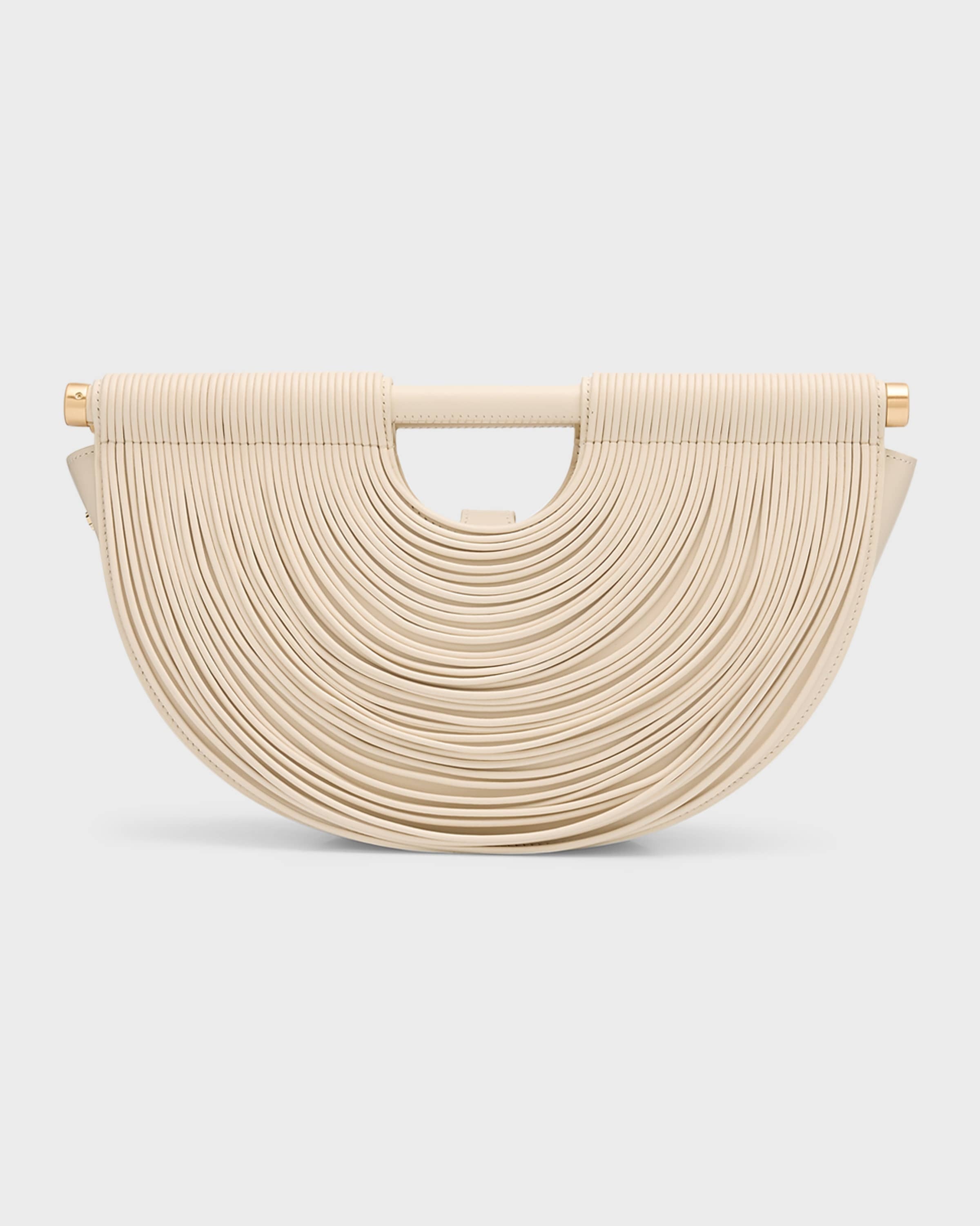 Lou Drape Fringe Top-Handle Bag - 1