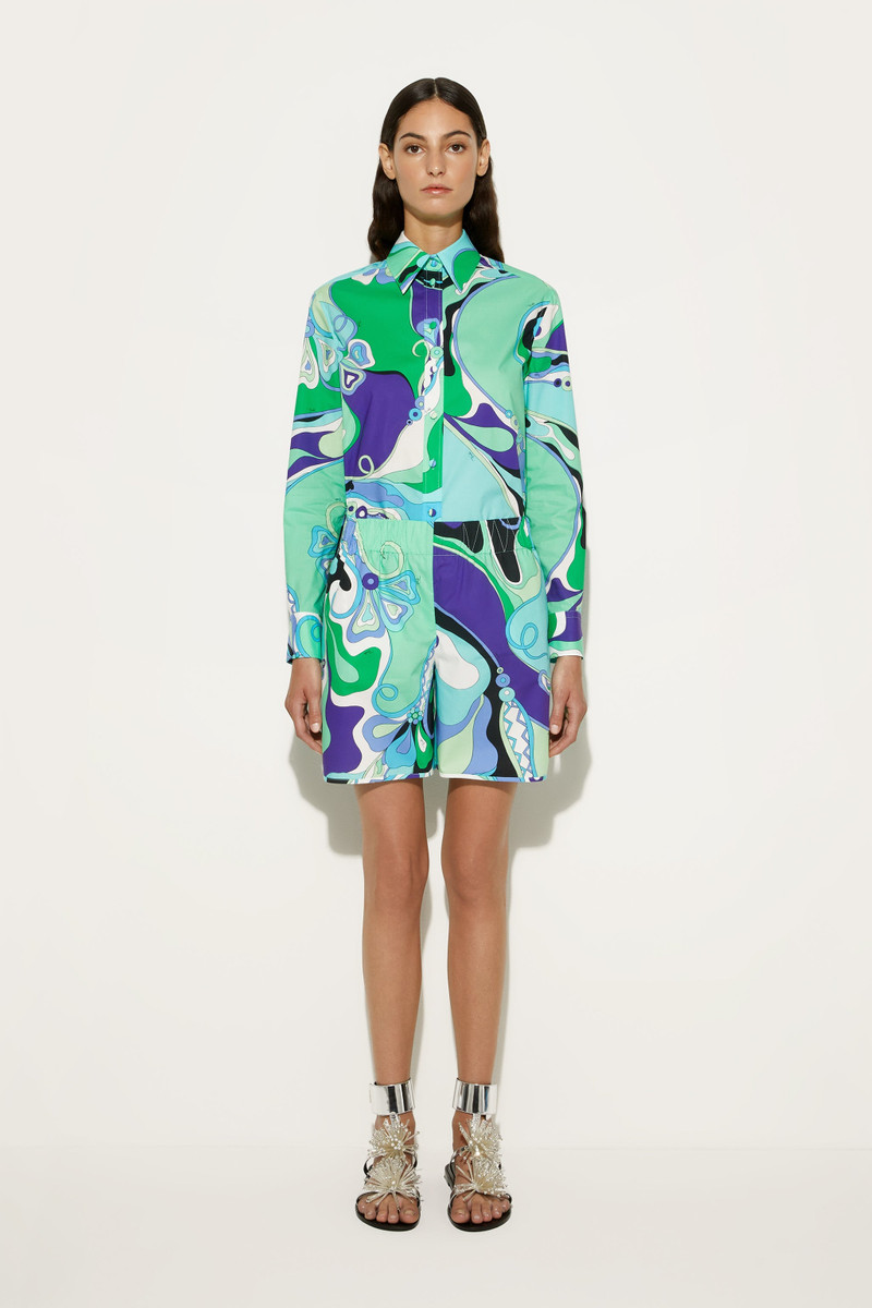 PUCCI ORCHIDEE PRINT POPLIN SHIRT outlook