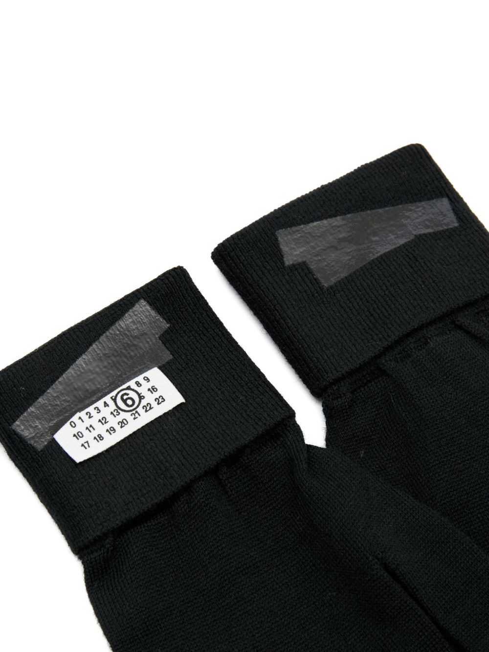 Numbers-motif gloves - 5