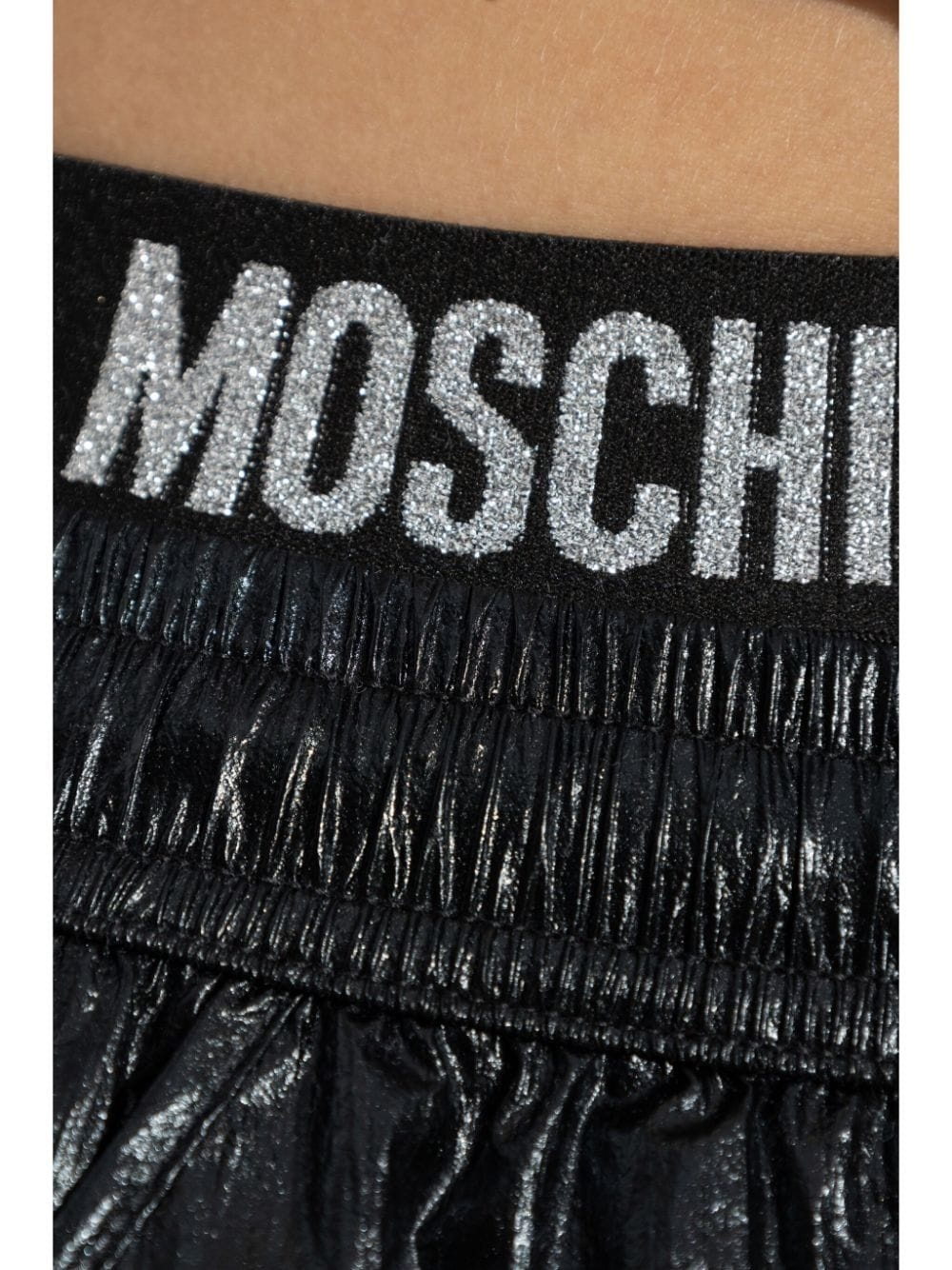 logo-waistband mini shorts - 4