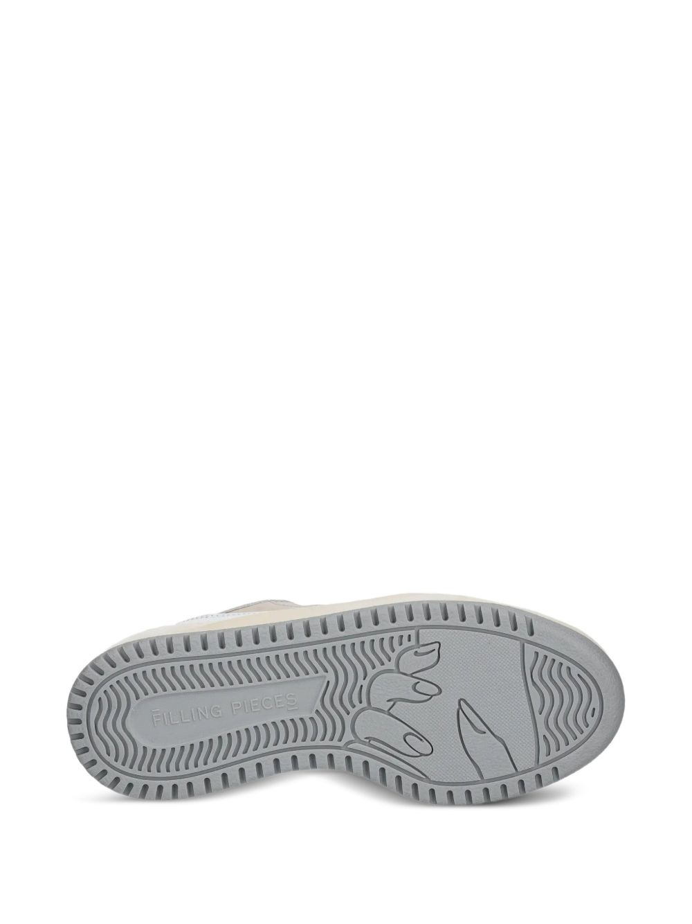 Avenue Pixie perforated leather panel sneakers - 4