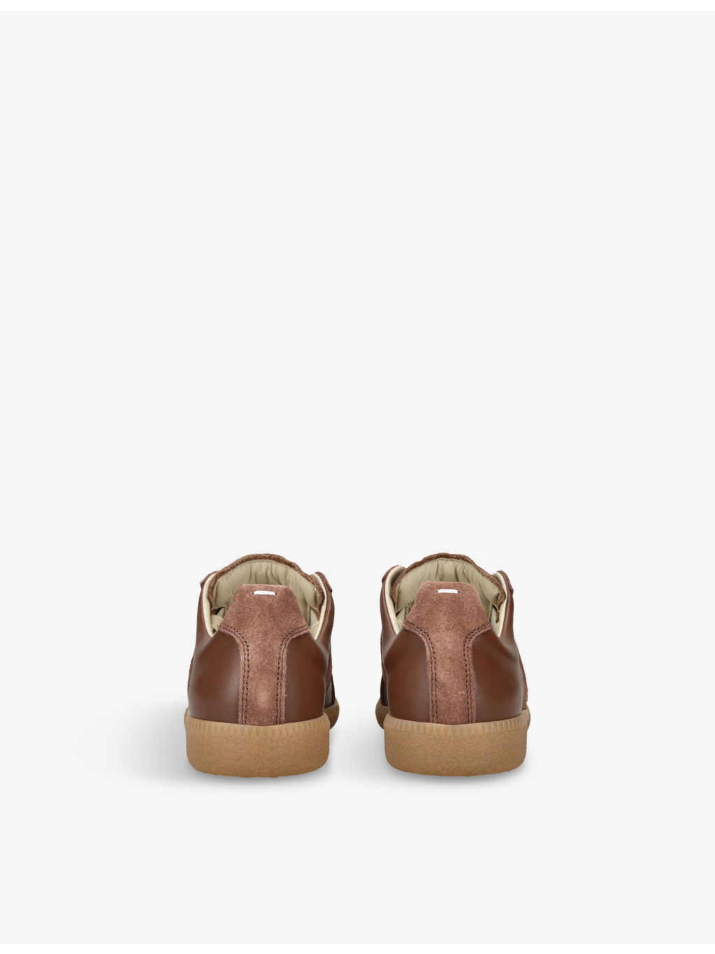 Replica Panelled Leather Trainers - 4