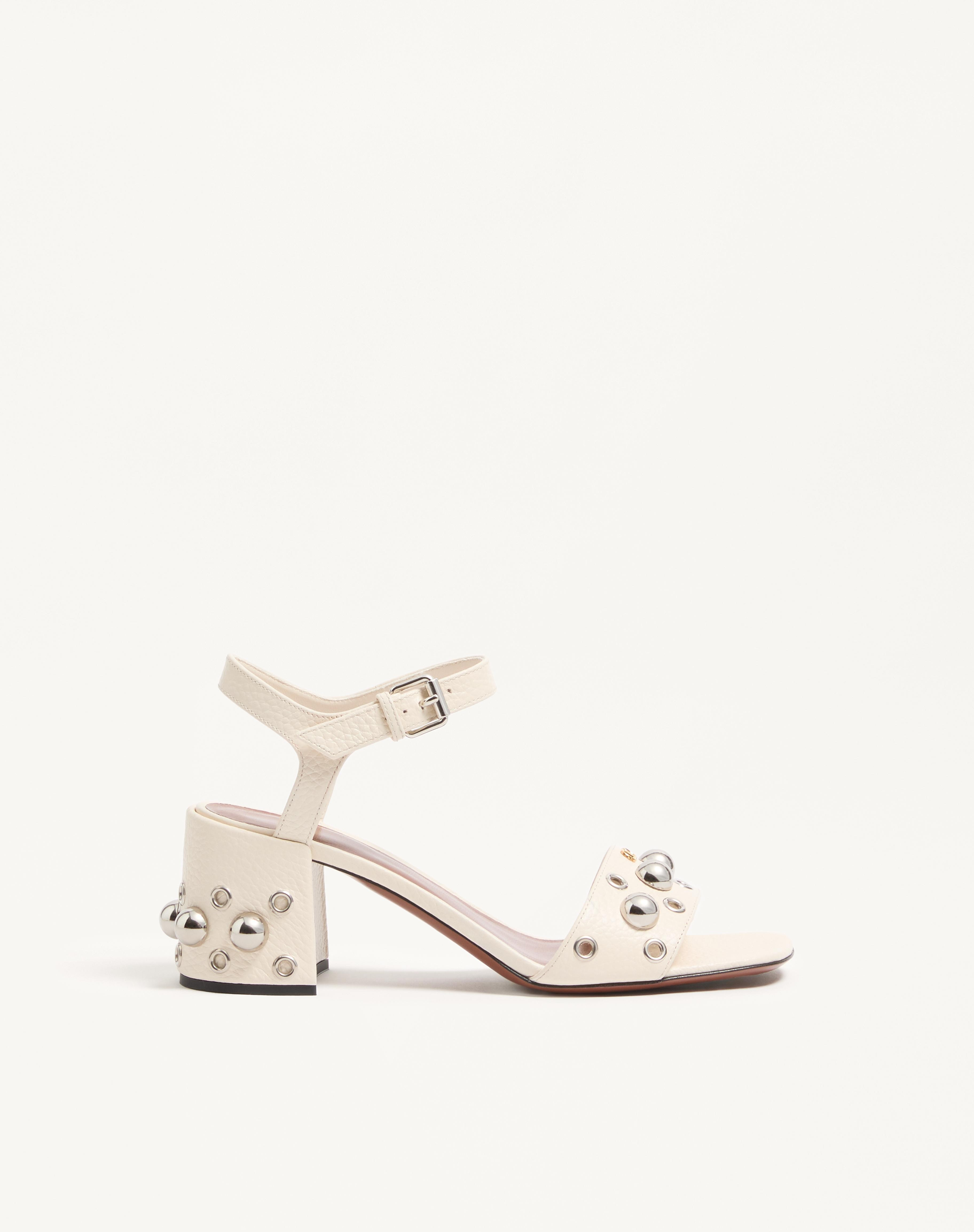 NELLCÔTE SANDAL IN GRAINY CALFSKIN 60MM - 1