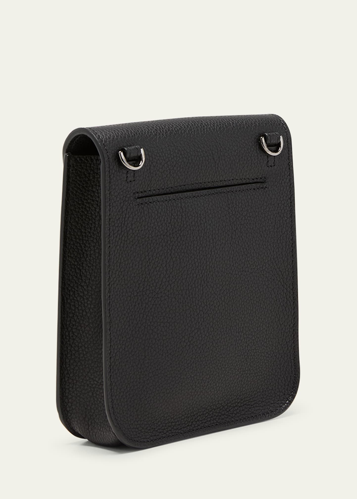 Anouk Mini Flap Leather Messenger Bag - 3
