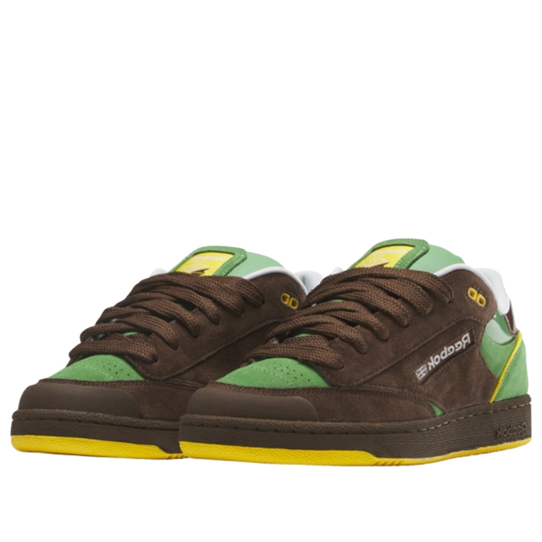 Reebok Club C Bulc 'Brown Green' 100074178 - 2