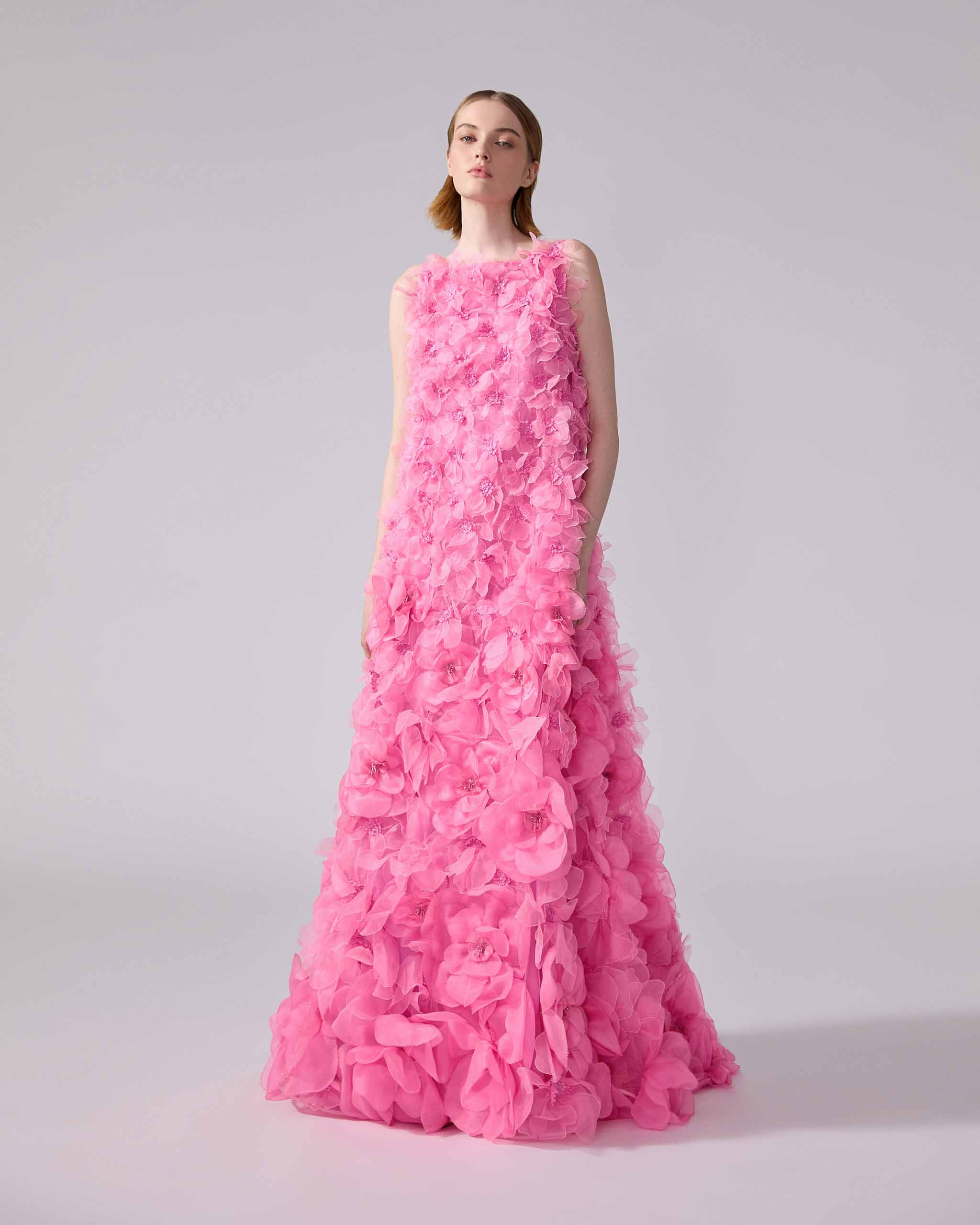 Floral-Embroidered Gown - 2