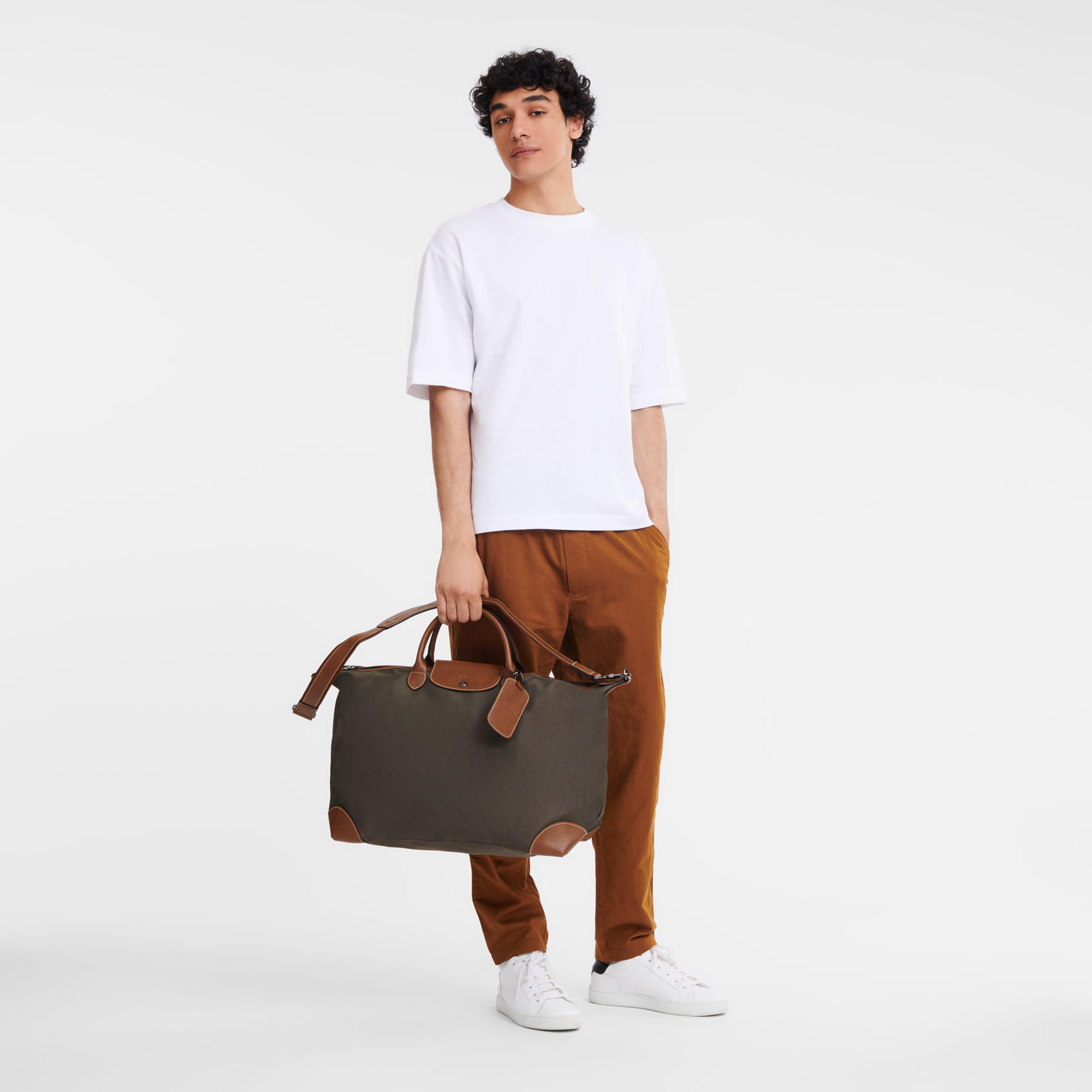 Boxford S Travel bag Brown - Canvas - 2
