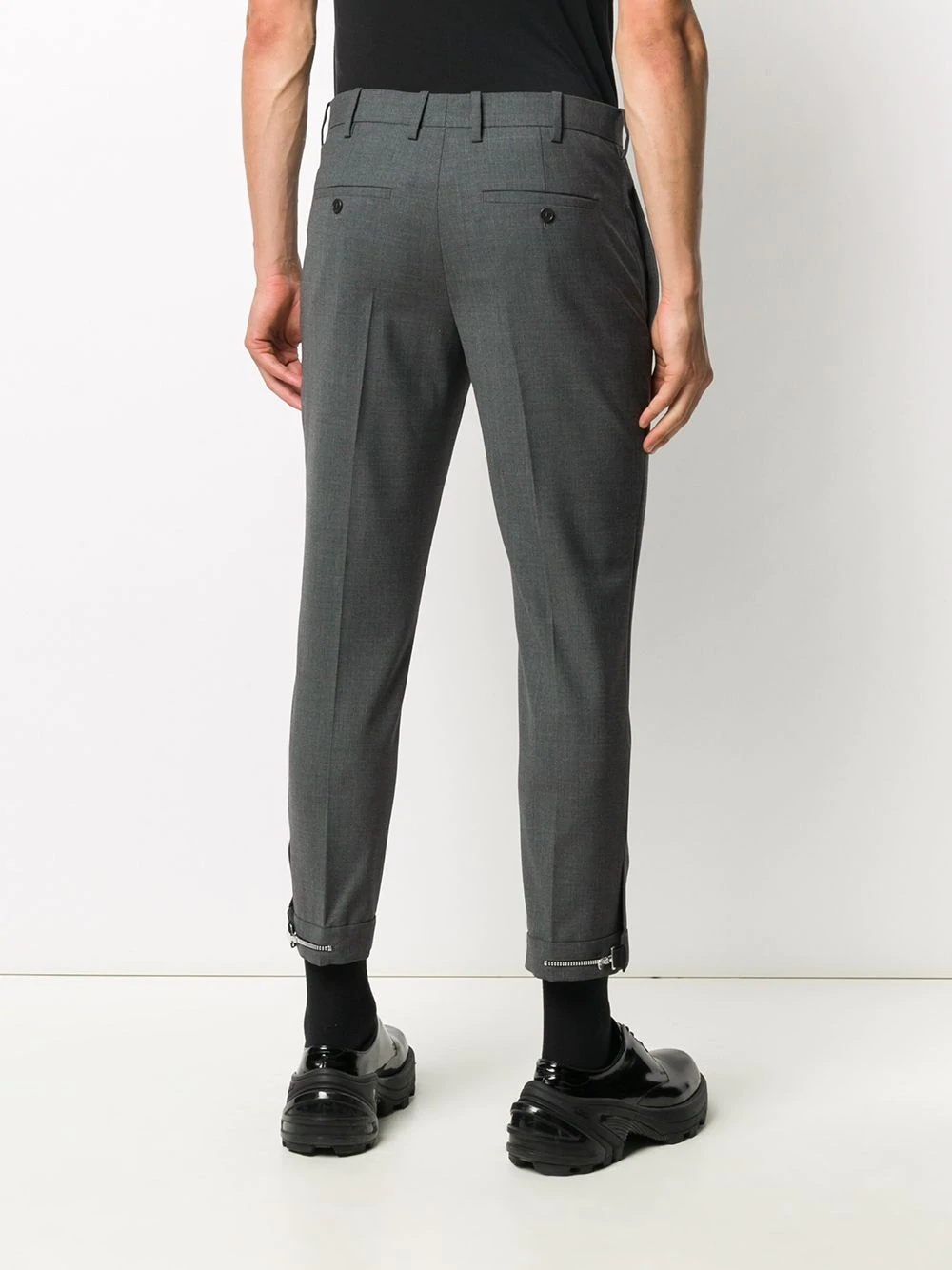 tailored cropped trousers - 4