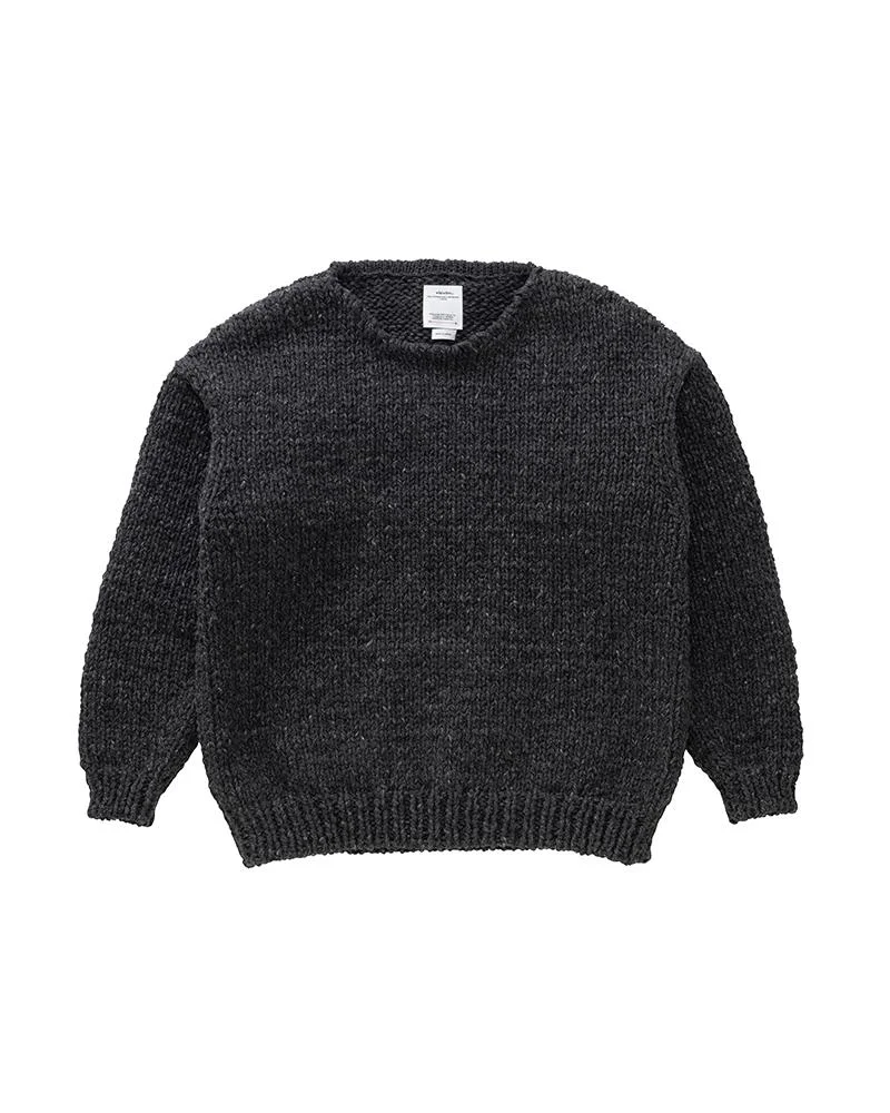AMPLUS BOATNECK HAND KNIT GREY - 1