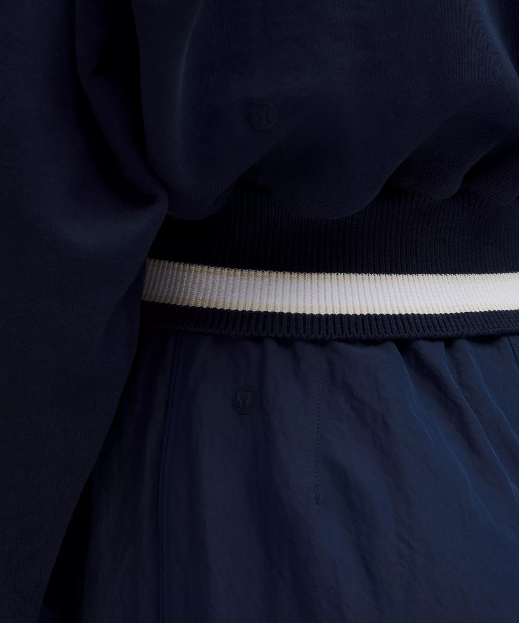 Perfectly Oversized Ringer Funnel-Neck Half Zip - 5