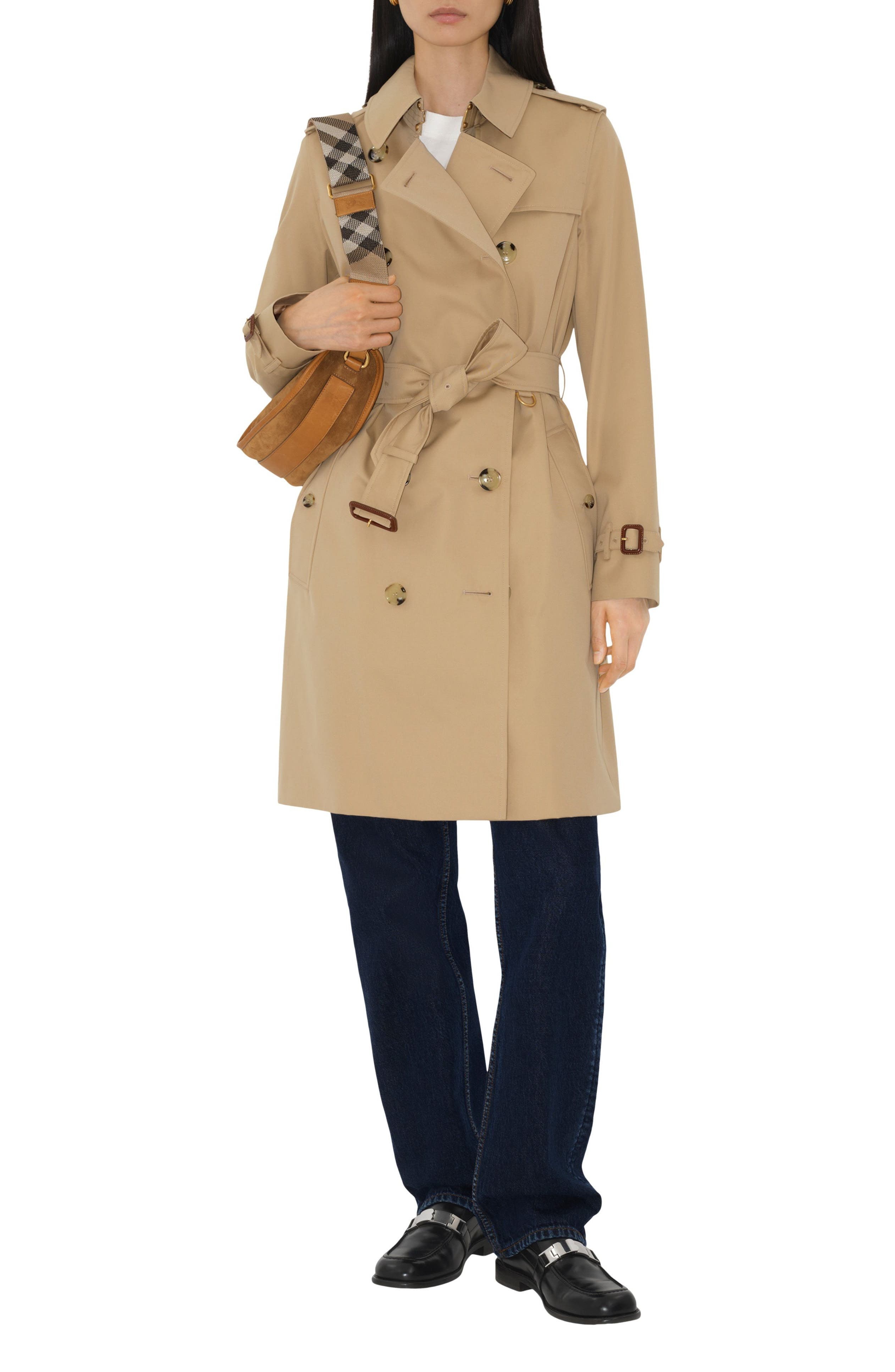 Kensington Water Resistant Gabardine Trench Coat - 7