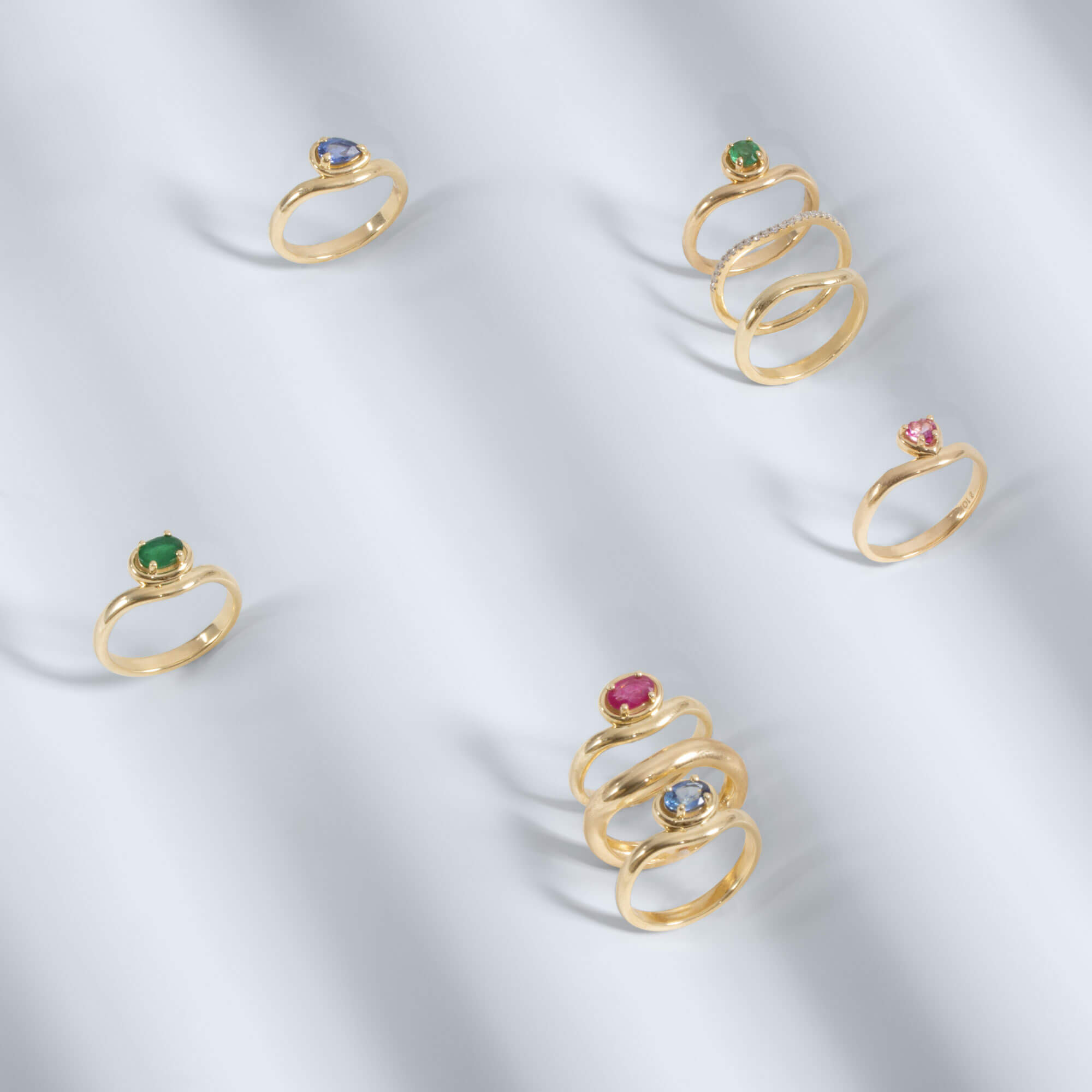 Sweetheart Bonbon Merge Ring - 13