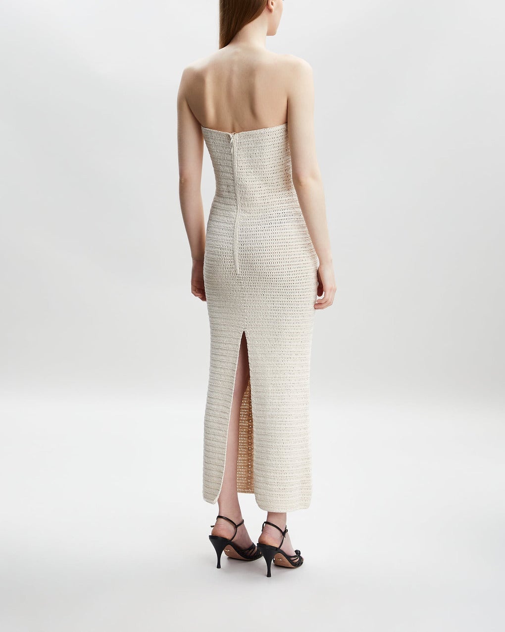 Dress Crochet Bustier Beige - 2