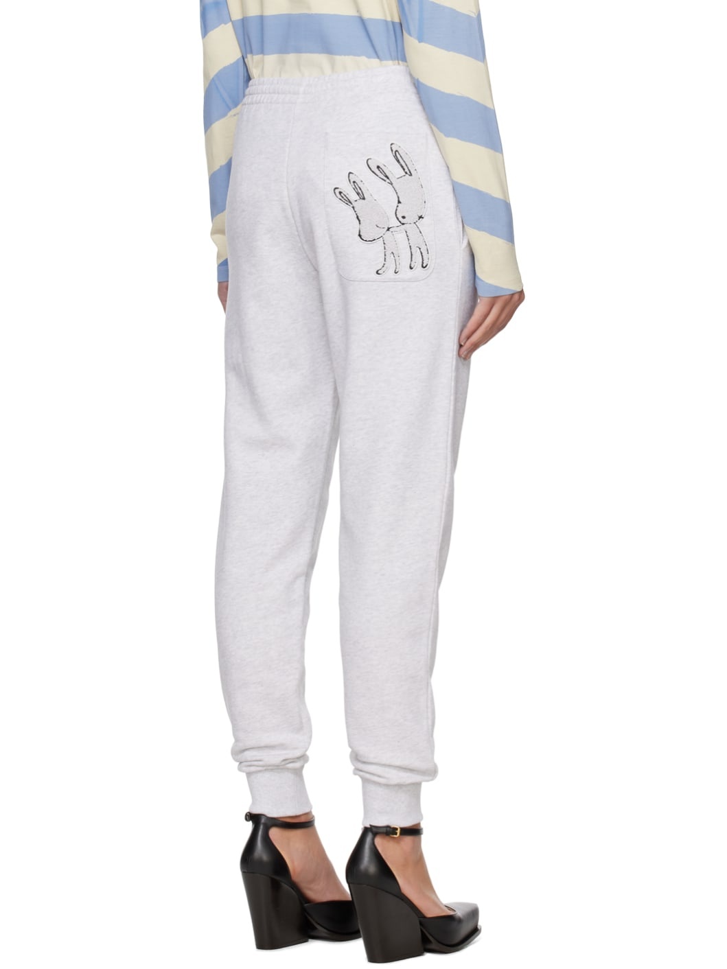 Gray Bunny Lounge Pants - 3